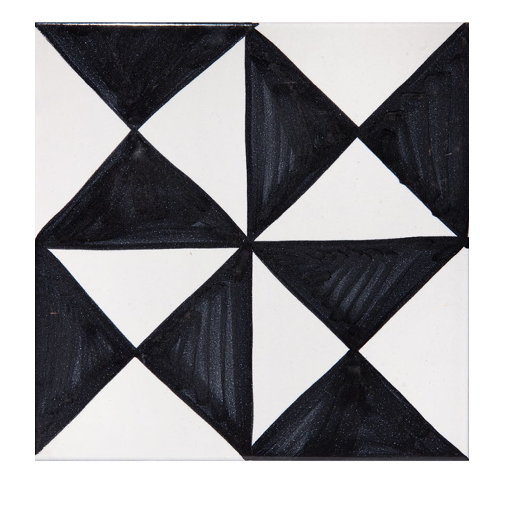 Set of 4 Riggiola Black Tiles - Alternative view 1