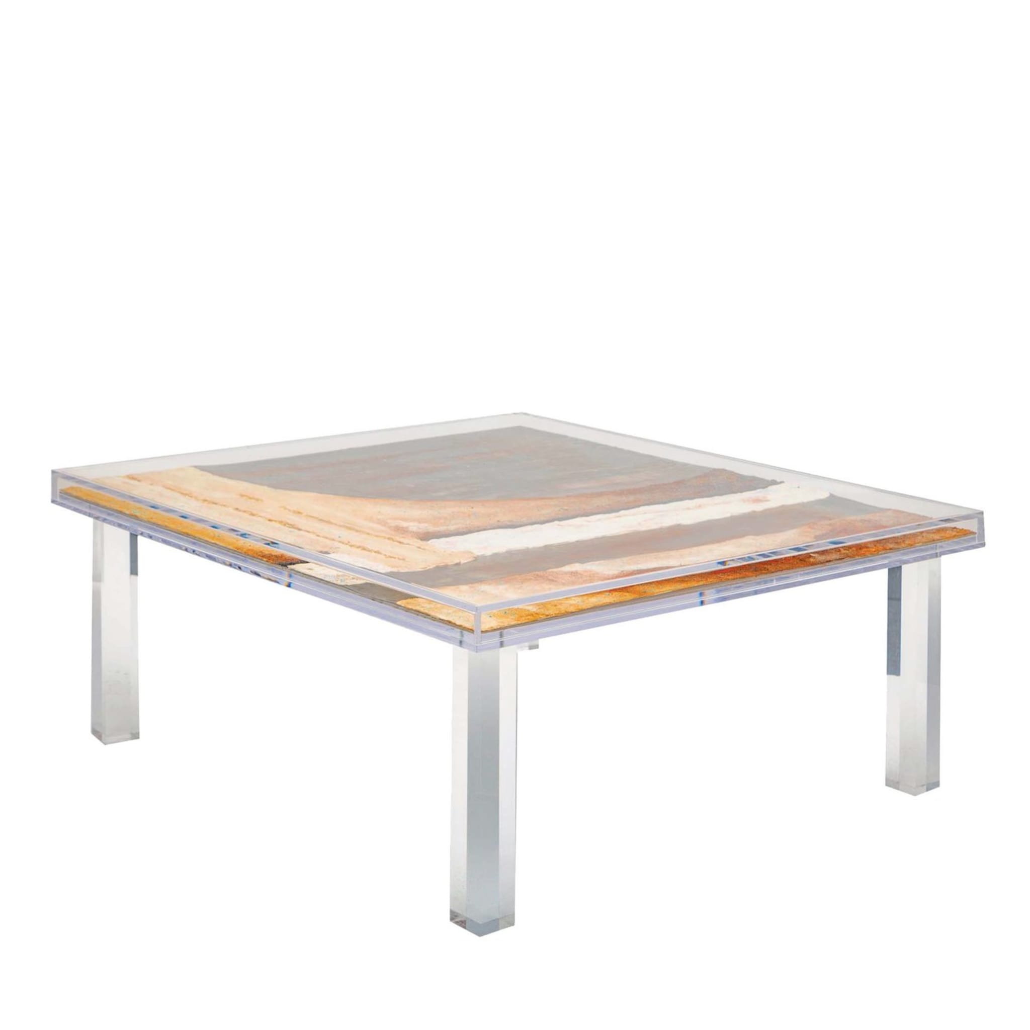 Table basse rectangulaire Abstraction #1 - Vue principale