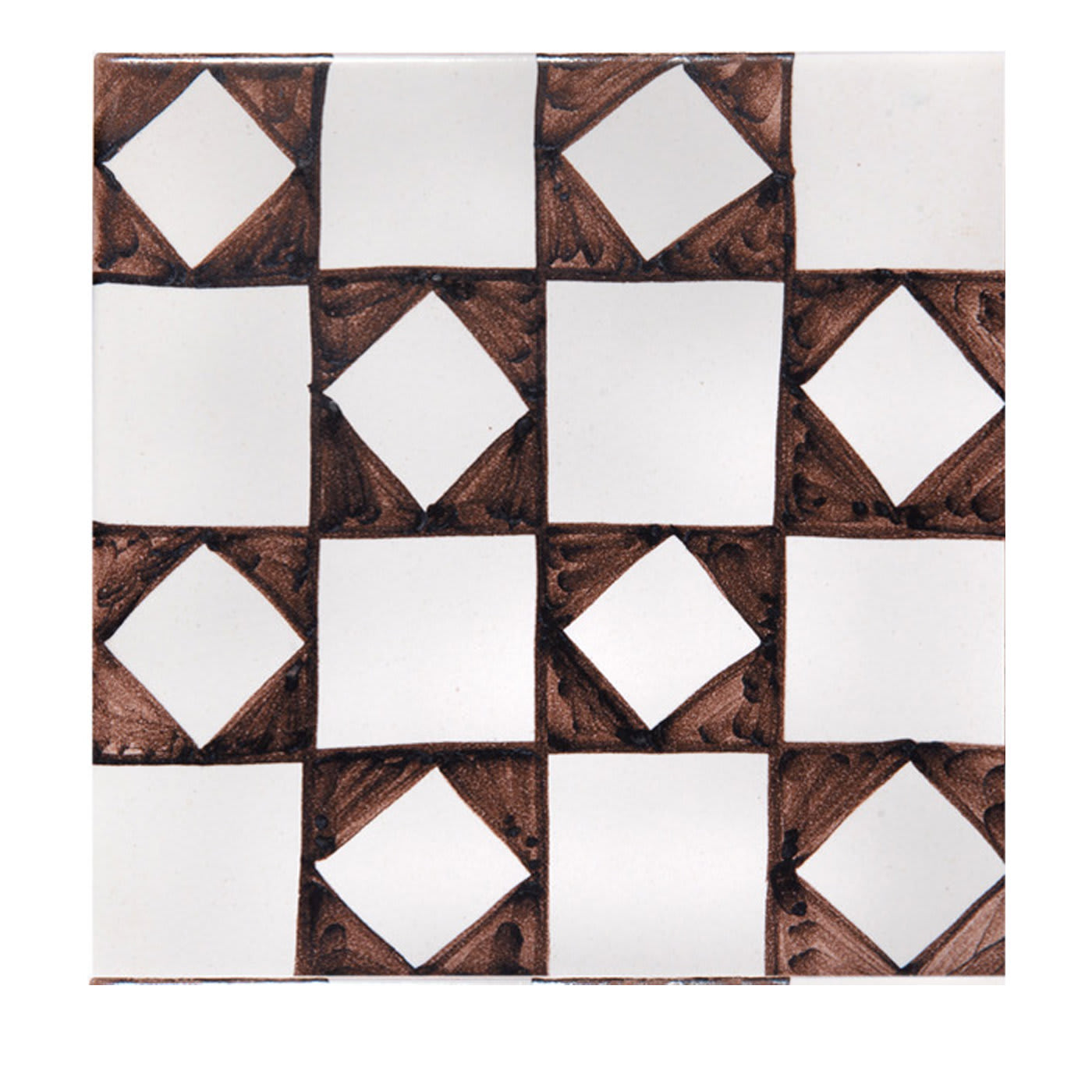 Set of 4 Scacco Tiles - Ceramica Pinto
