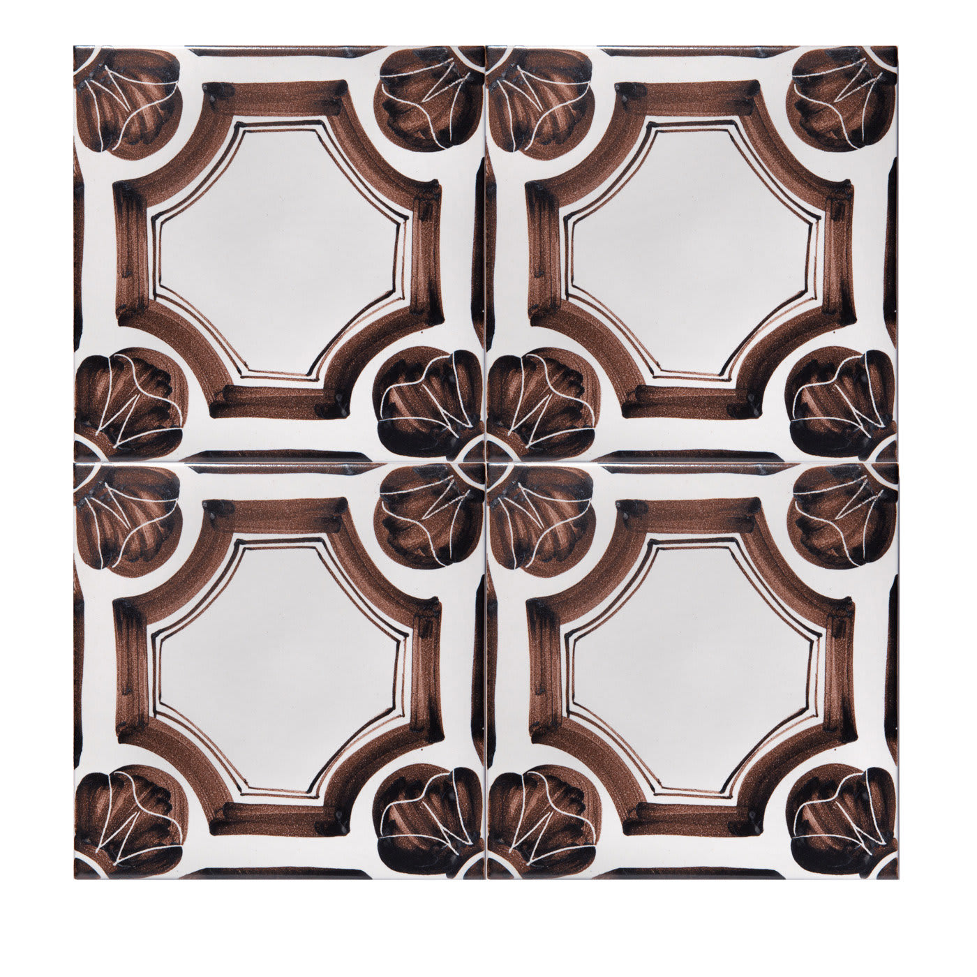 4 Hexagon Tiles - Ceramica Pinto