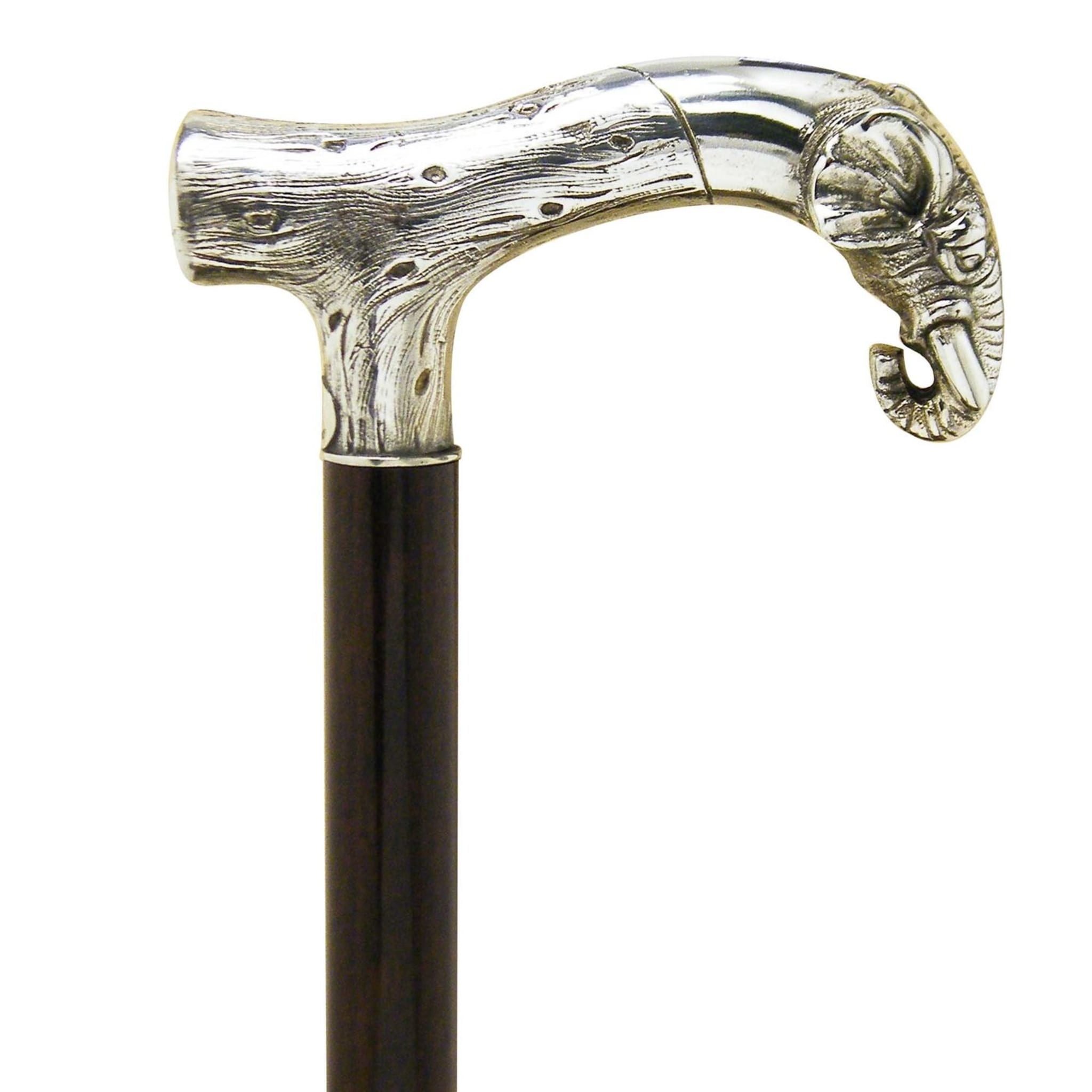 Elephant Silver Fritz-Style Cane - Main view