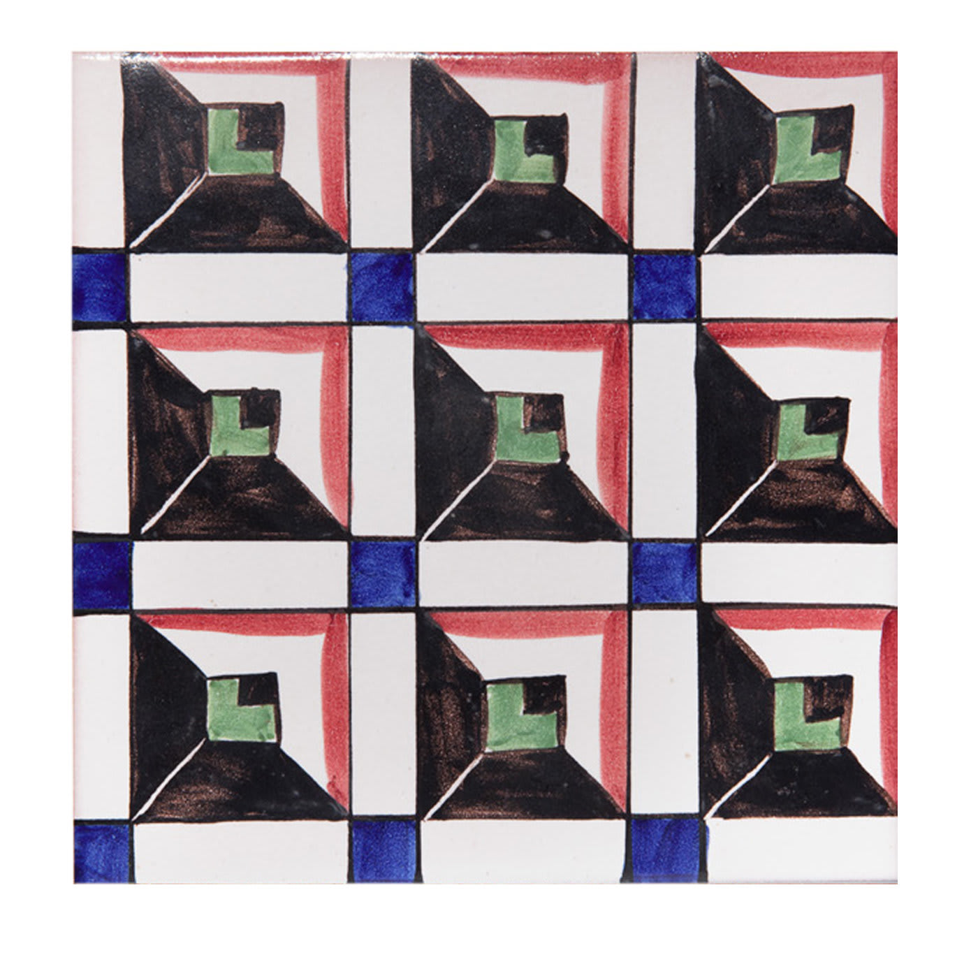 4 Quadrato Tiles - Ceramica Pinto