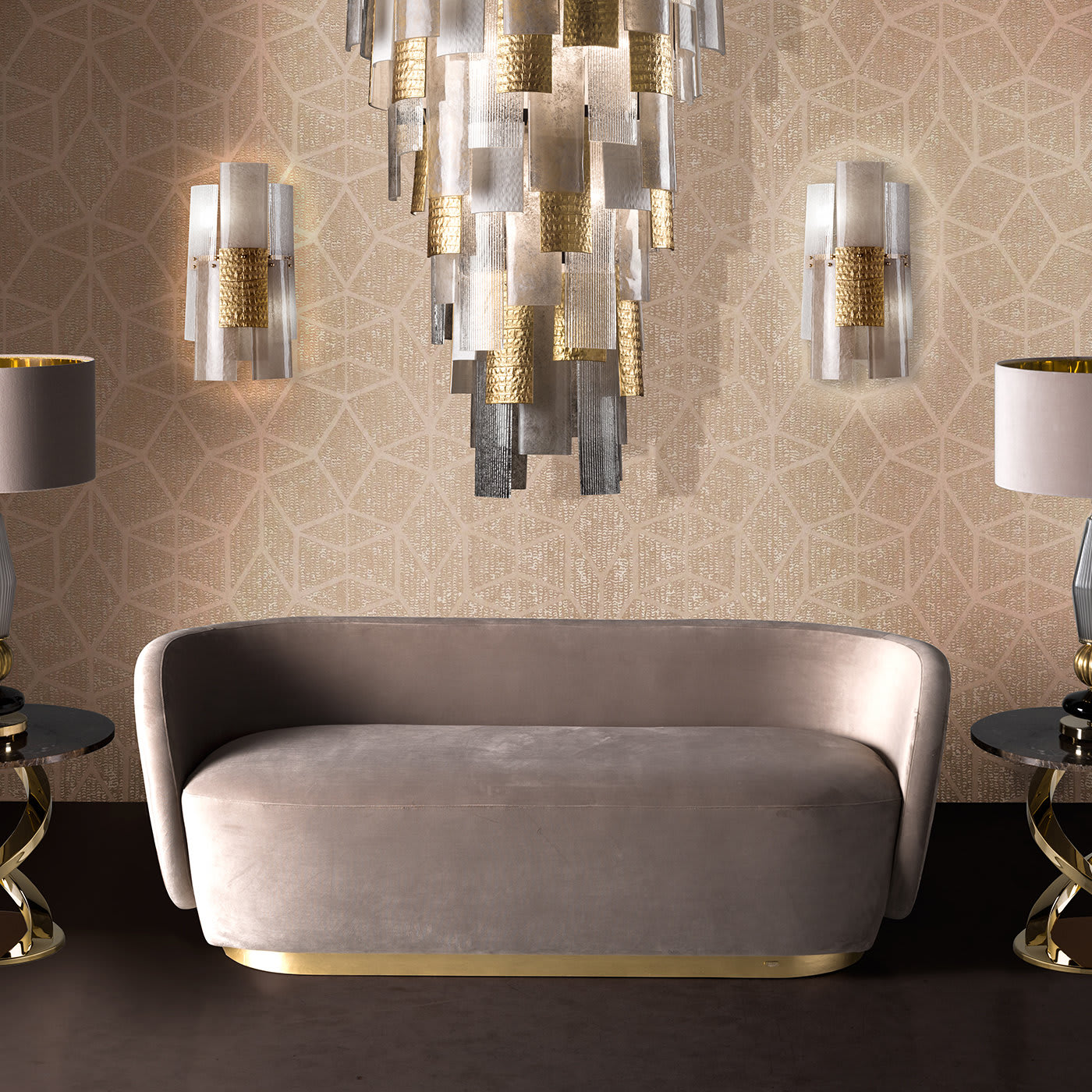 The Wall Large 12-Light Chandelier - Villari Home Couture