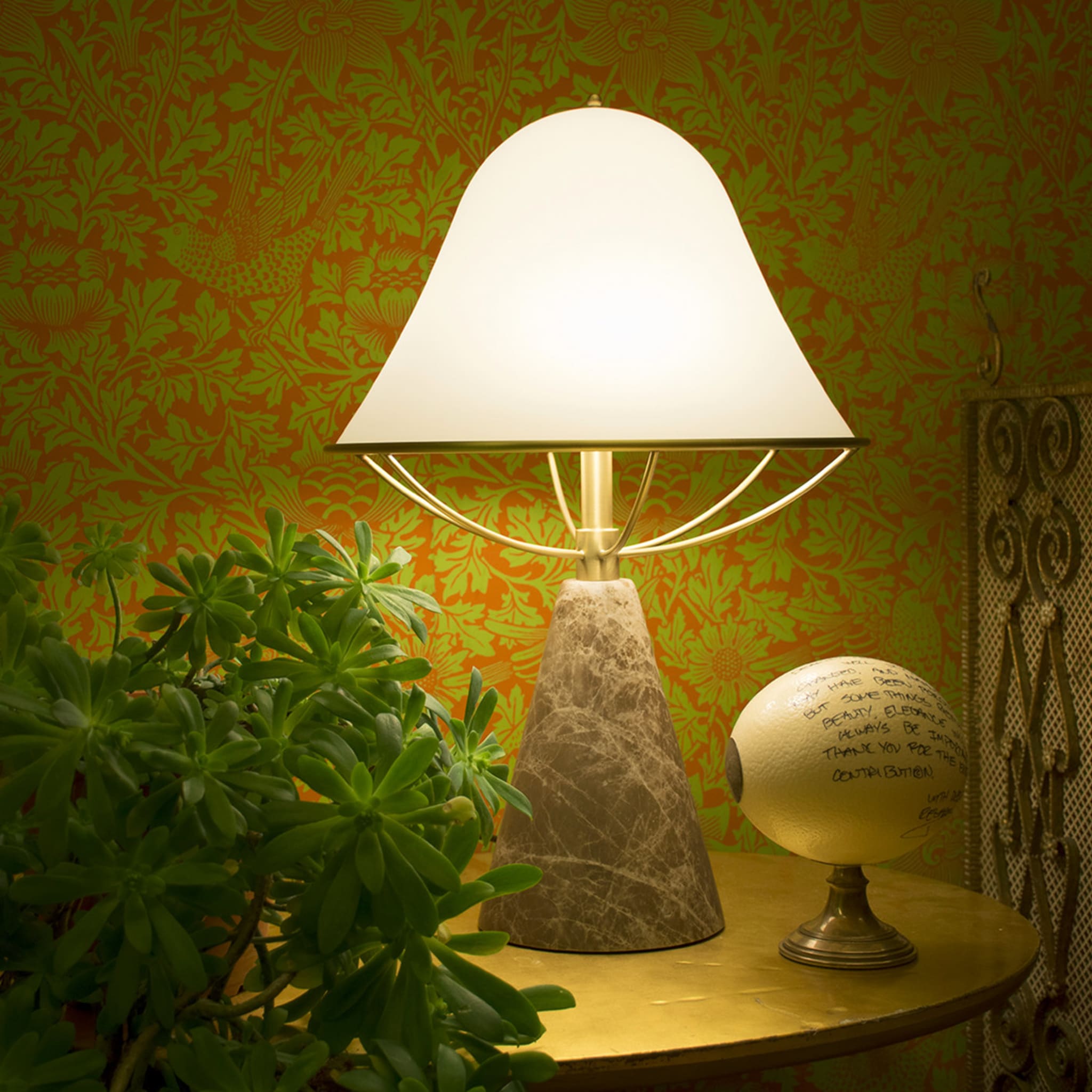 Anita Table Lamp in Emperador Marble by Lorenza Bozzoli - Alternative view 2