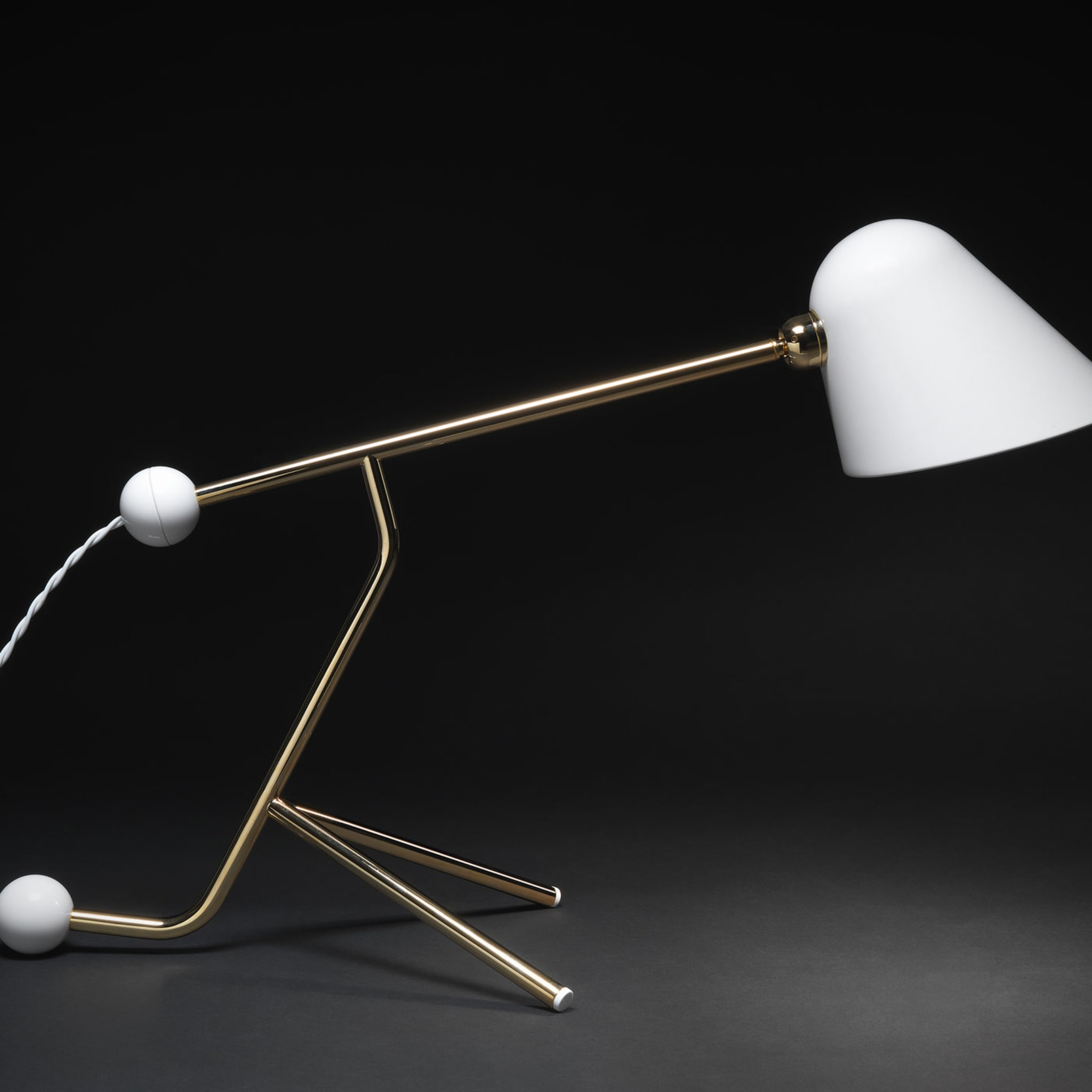 Beghina White Table Lamp by Giulia and Guido Guarnieri - Alternative view 4
