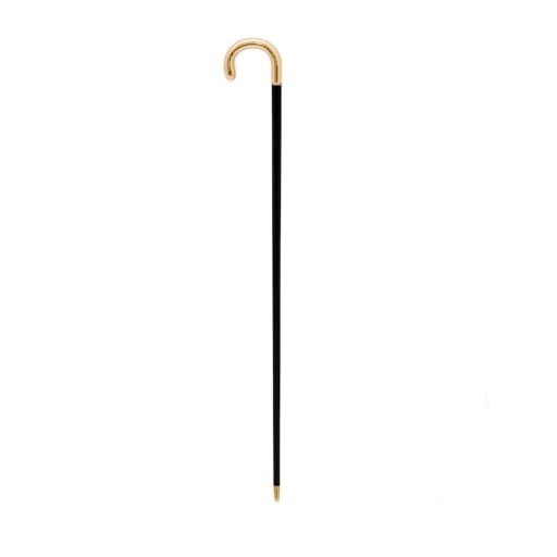 Gold Black Panda Compass Walking Cane