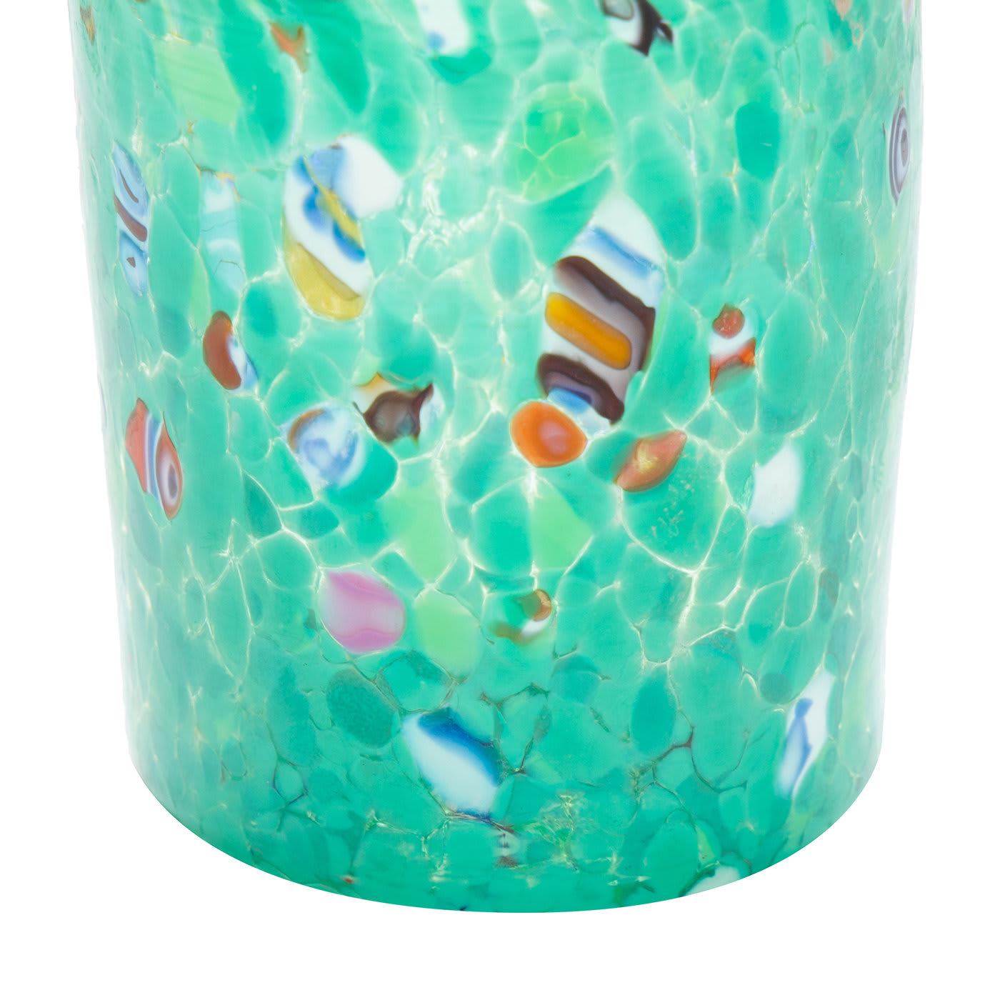 GO.TO Mini Sea Green Glasses - Wave Murano Glass by Roberto Beltrami
