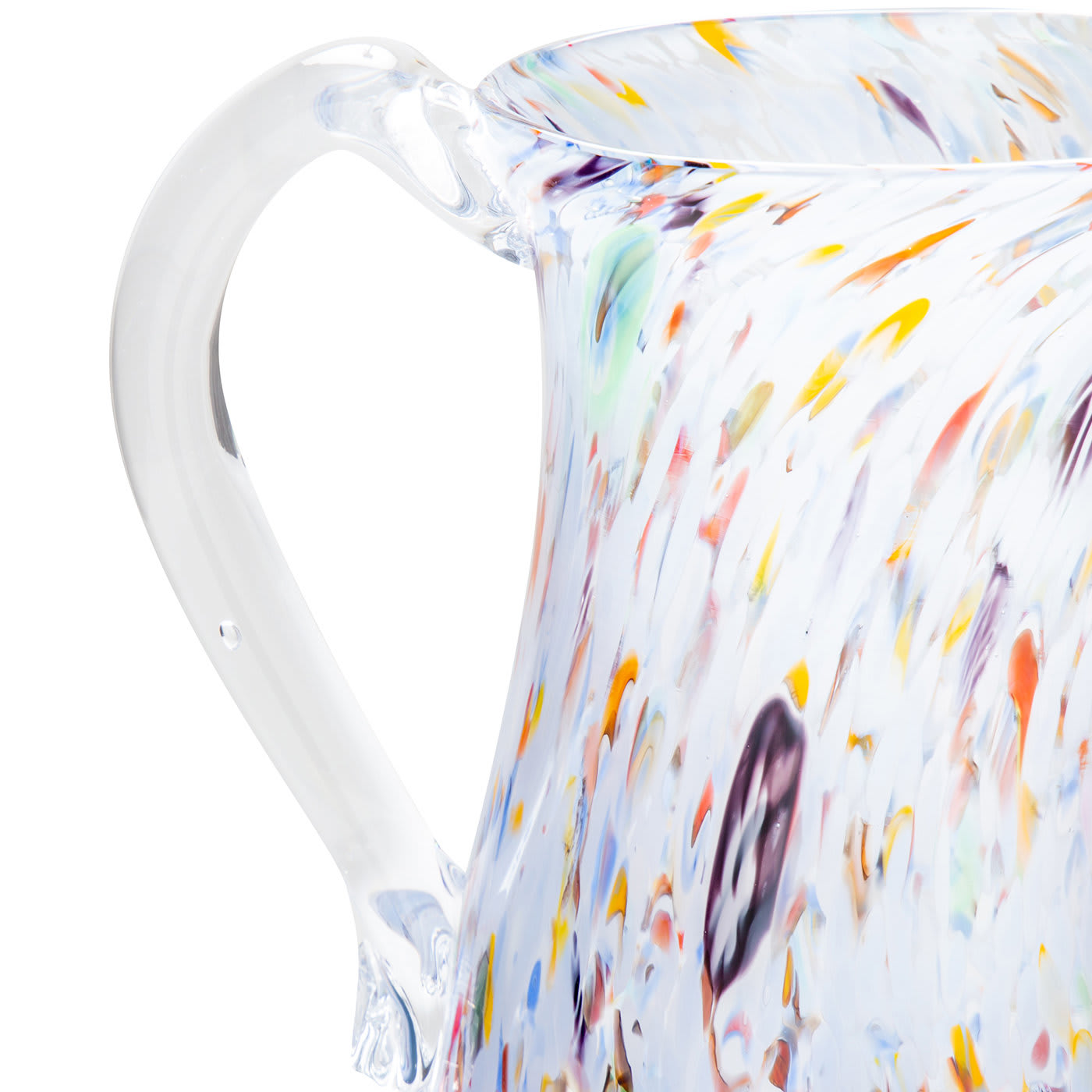 GO.TO Periwinkle Water Pitcher - Wave Murano Glass by Roberto Beltrami