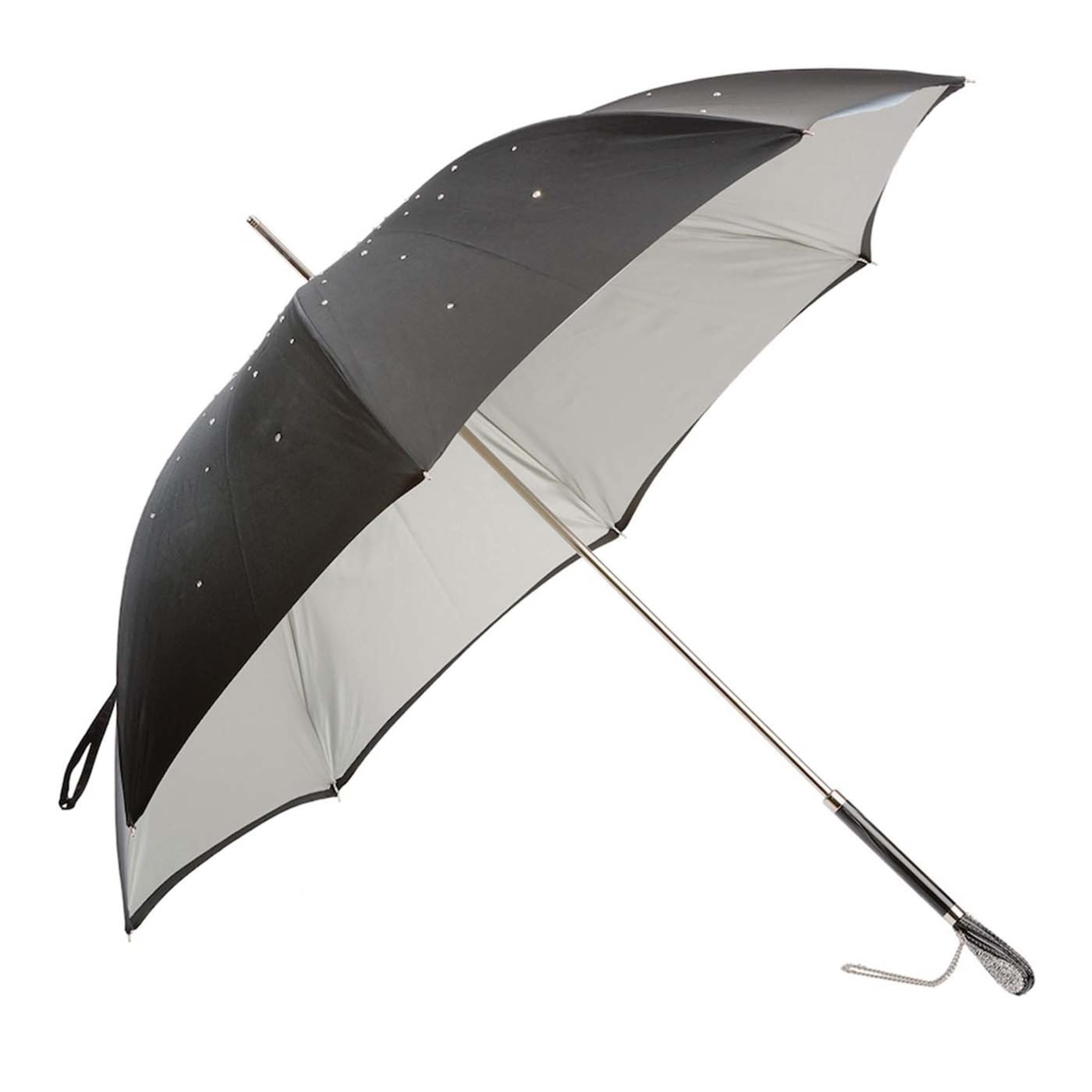 Parapluie Swarovski® noir - Vue principale