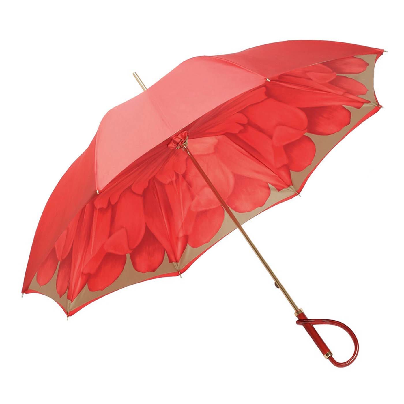 Red Dahlia Umbrella - Pasotti