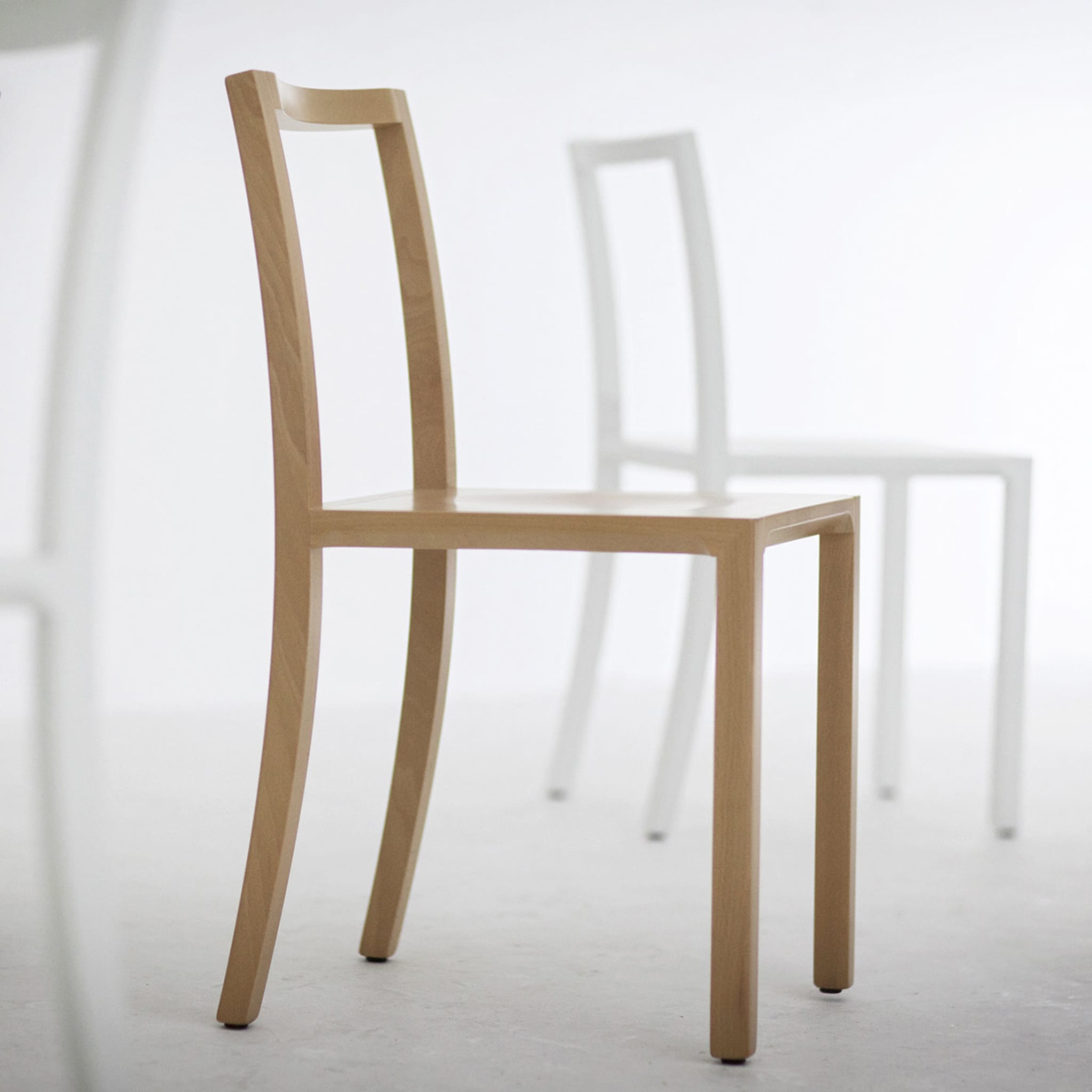 Framework Set of 2 White Chairs by Steffen Kehrle - Alternative view 3