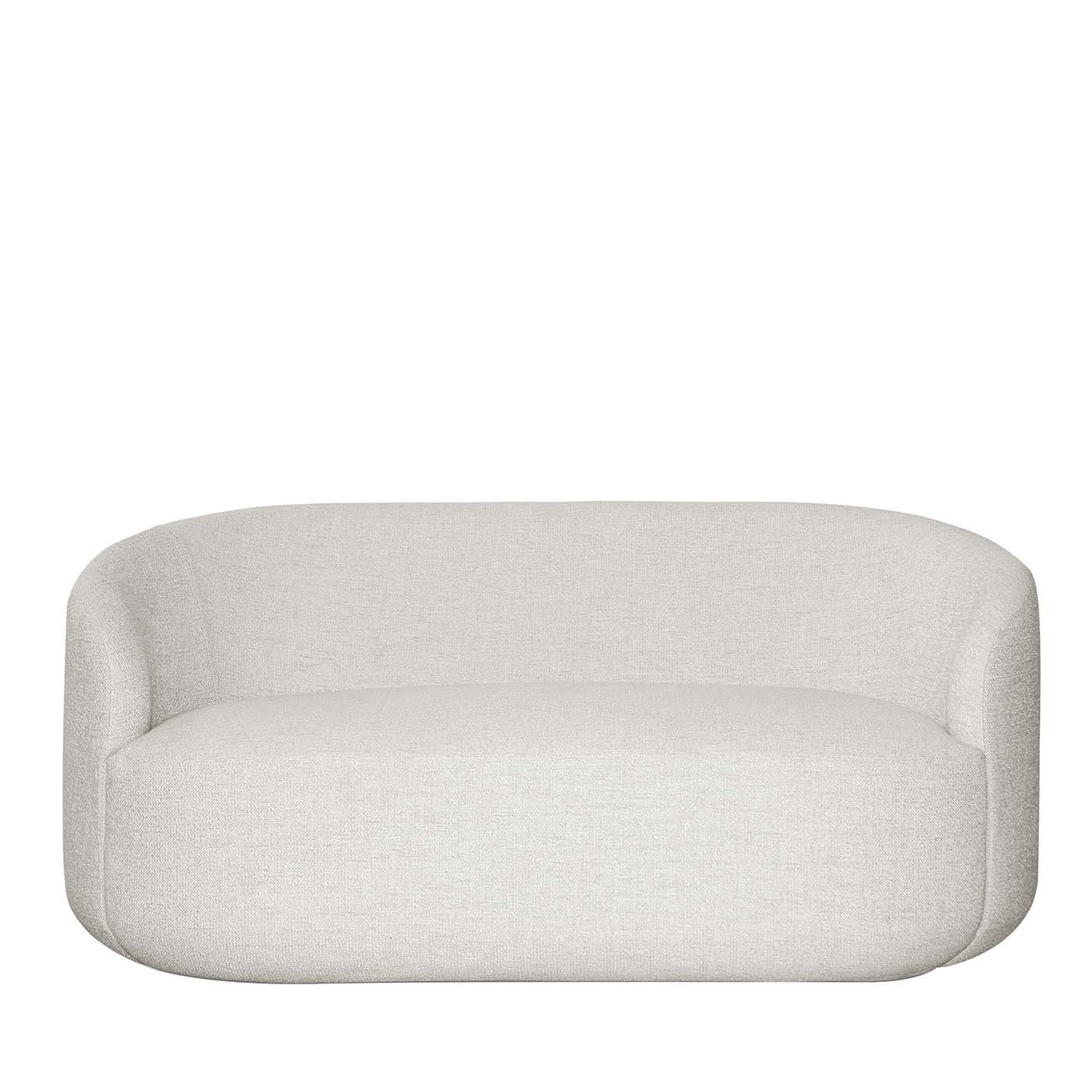 Curvy Cottonflower White Sofa - Kabinet