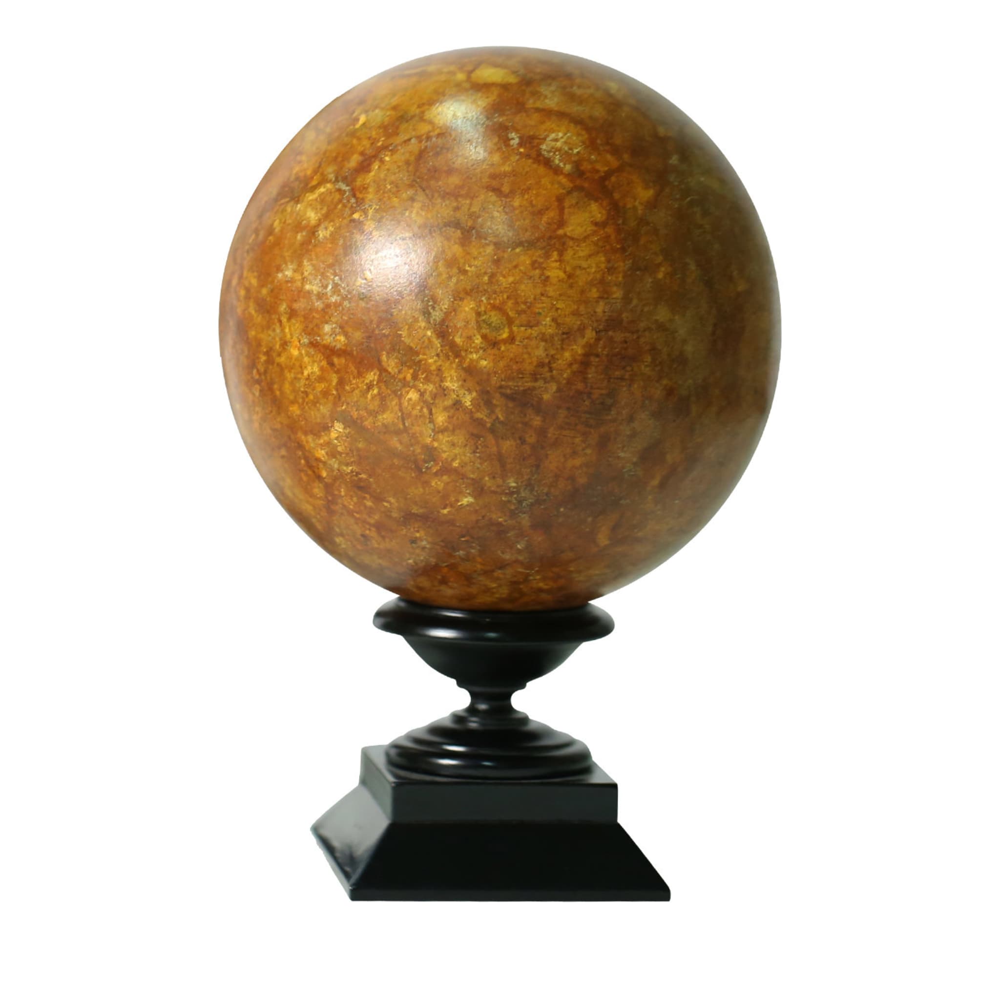 Esfera de madera de mármol  - Vista principal