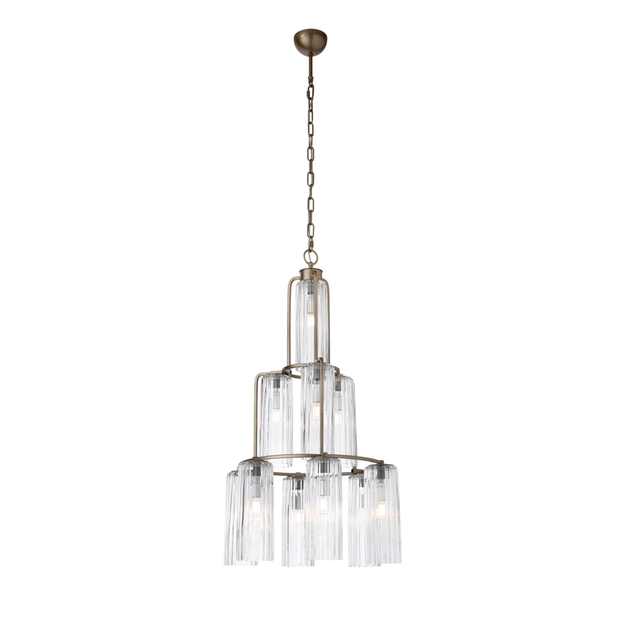 Contemporary 10 lights Chandelier - Main view