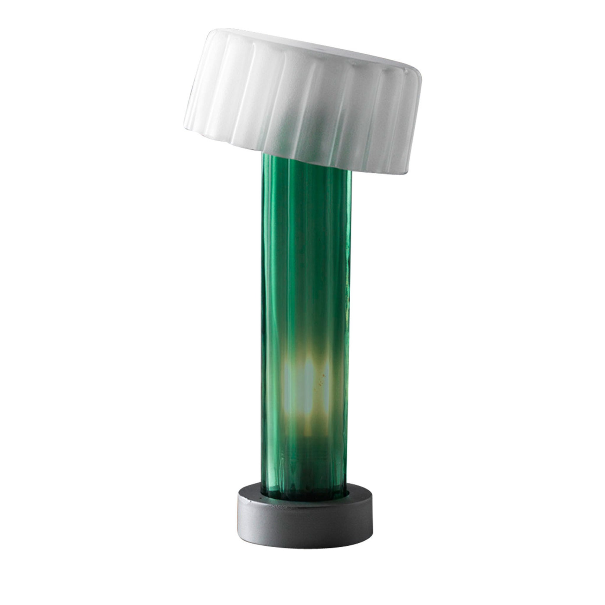 Zeitgenössische grüne Tischlampe - Hauptansicht