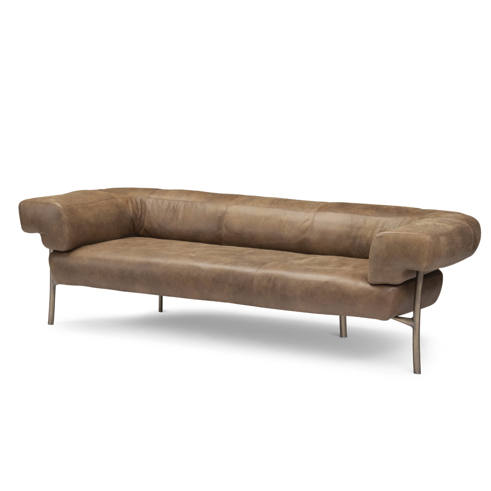 Katana 3-Seat Leather Sofa By Paolo Rizzato  - Alternative view 1