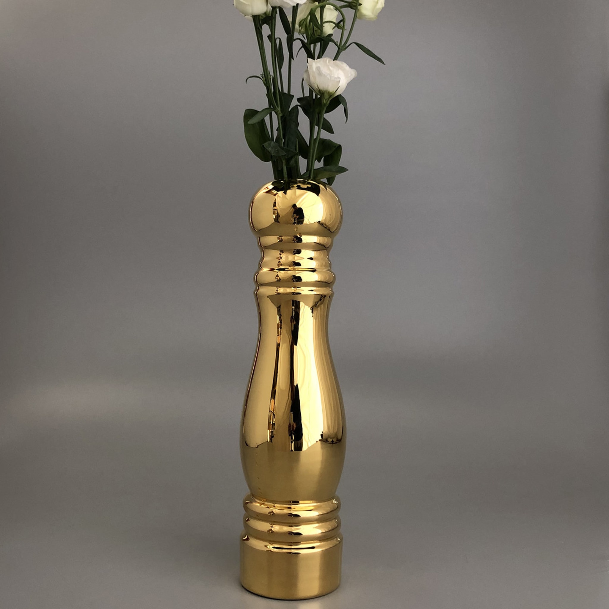 Macinapepe Brass Terracotta Flower Vase - Alternative view 1