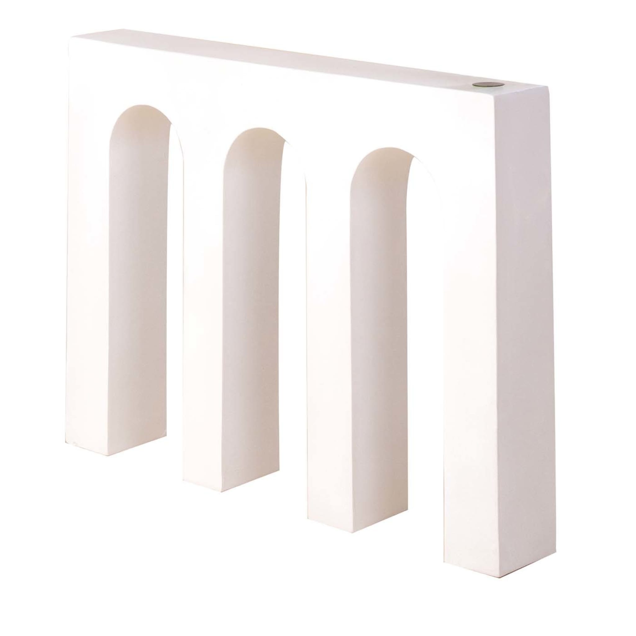 Architetture Domestiche White Ceramic Vase #2 - Main view