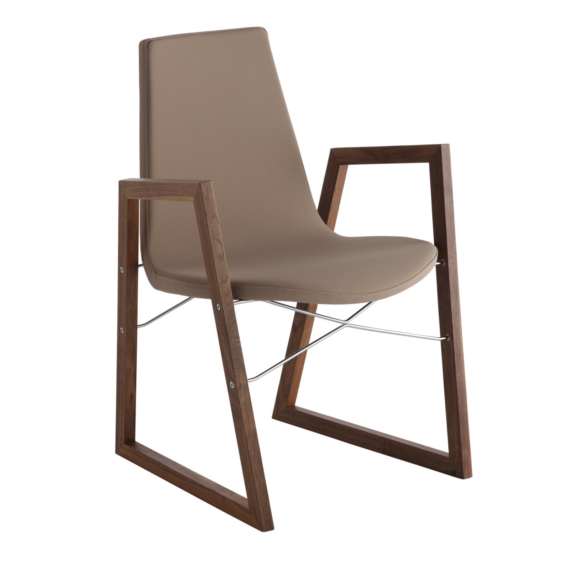 Ray Hellbrauner Stuhl von Orlandini Design - Hauptansicht