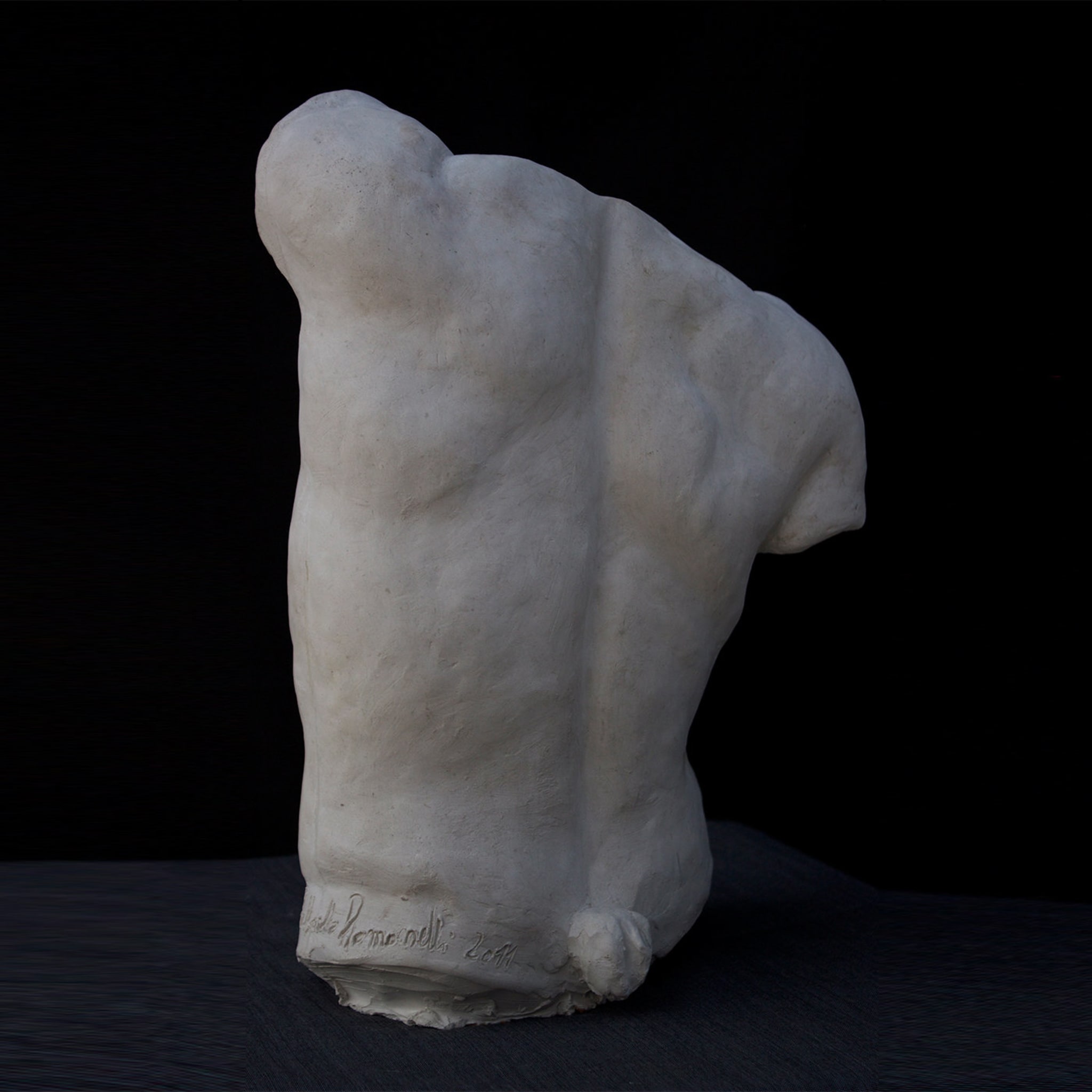 Fauno Torso Petite sculpture en plâtre - Vue alternative 4