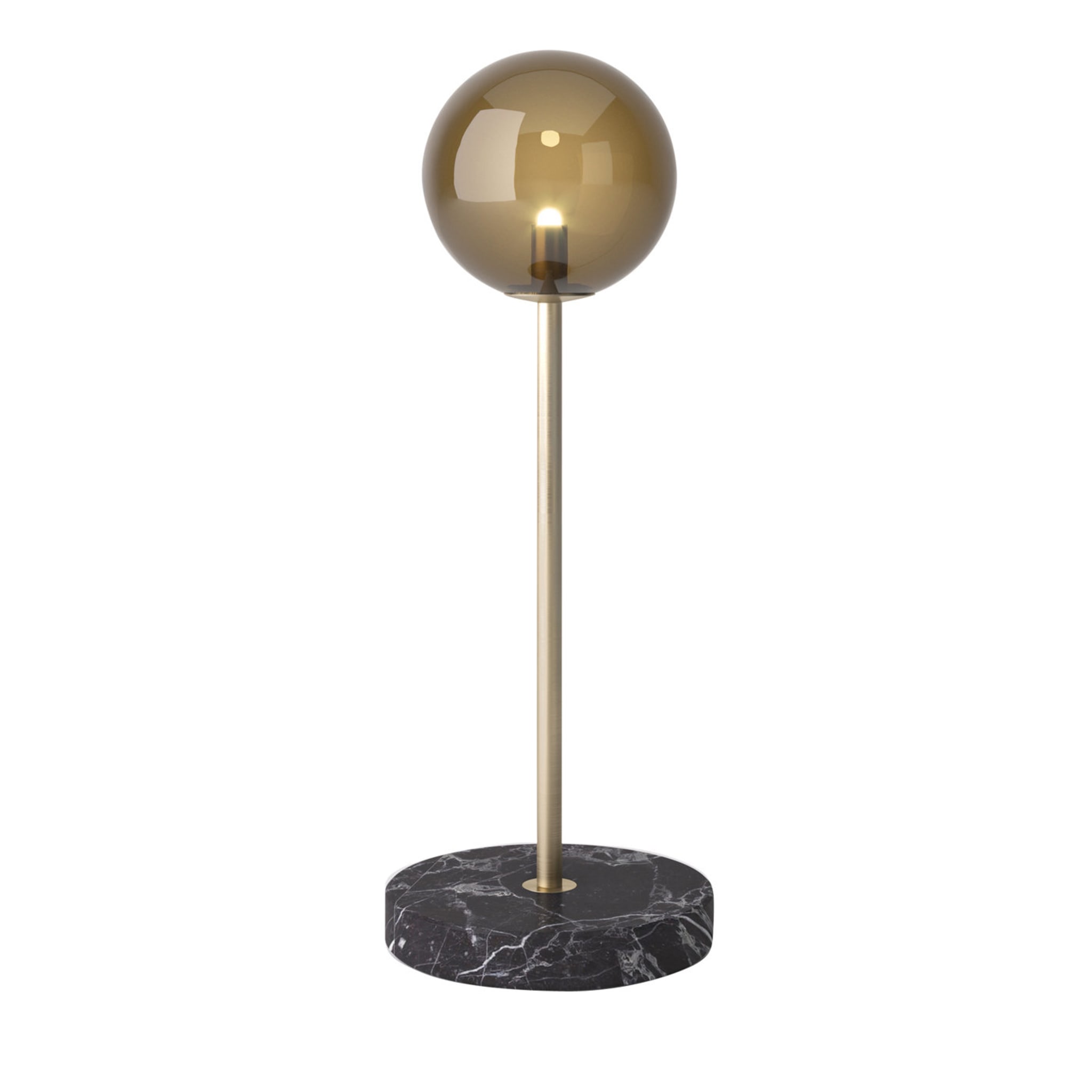 Grace Table Lamp with Marquina Marble Base - Main view