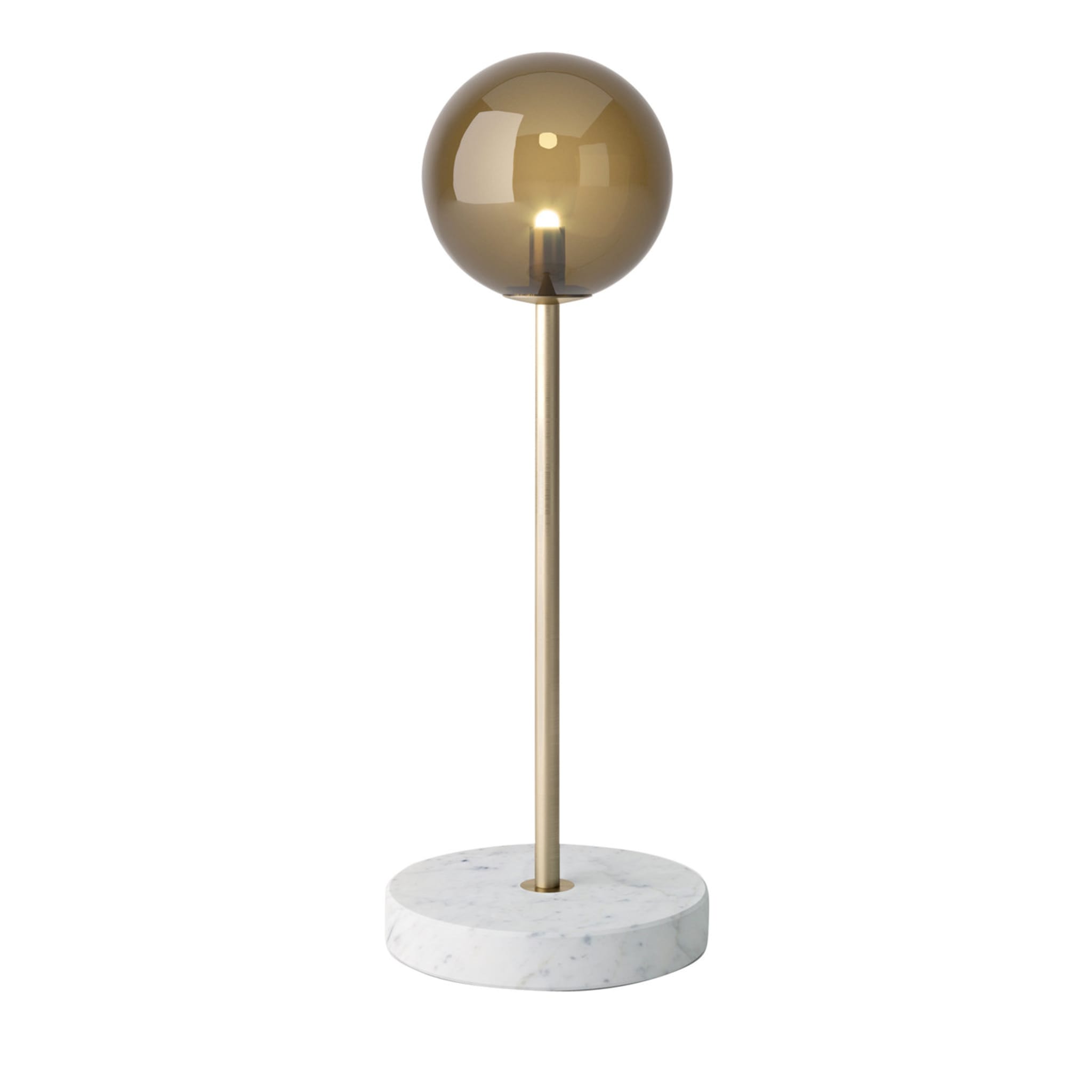 Grace Table Lamp with Carrara Marble Base - Main view
