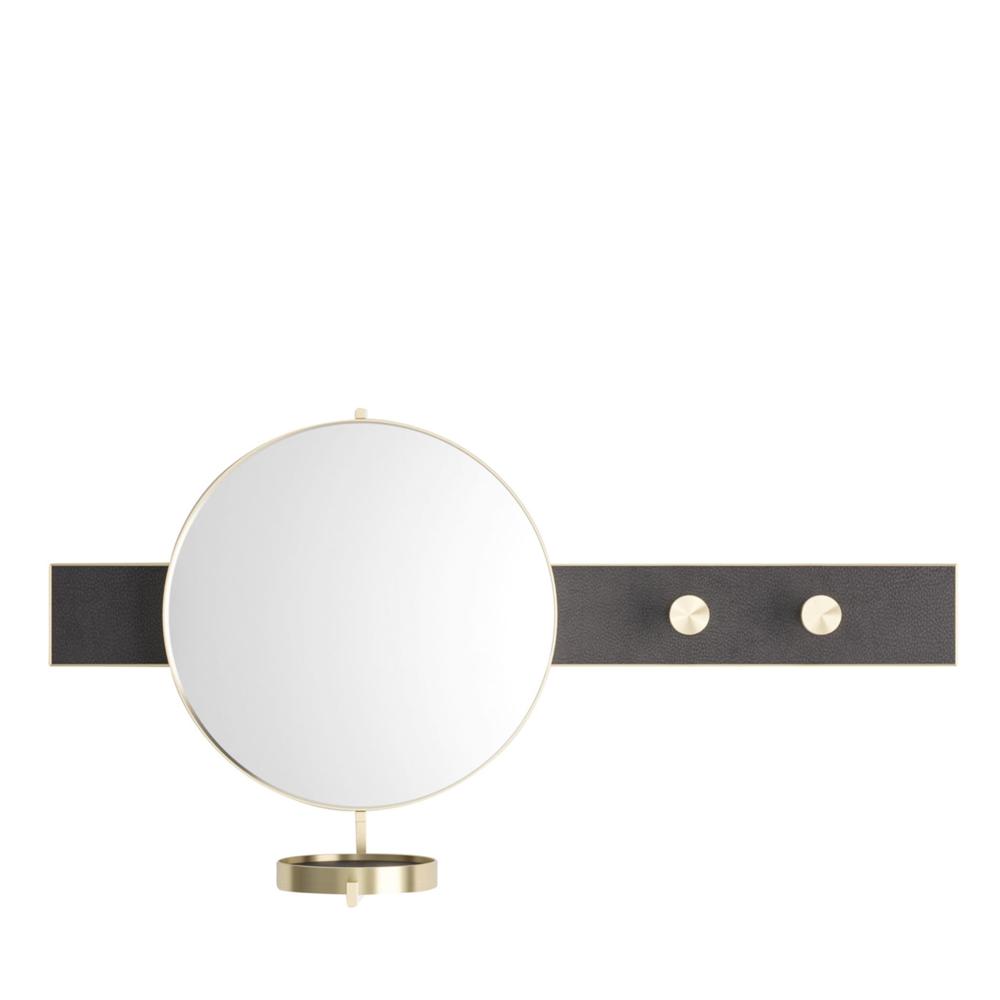 Jackie Wall Coat Hanger With Mirror - Main view