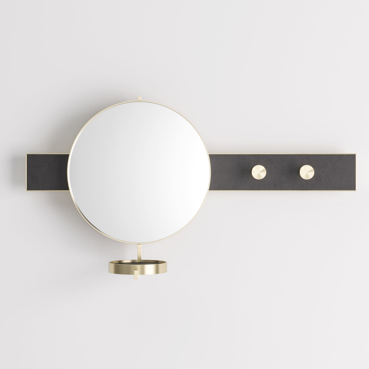 Jackie Wall Coat Hanger With Mirror - Prof