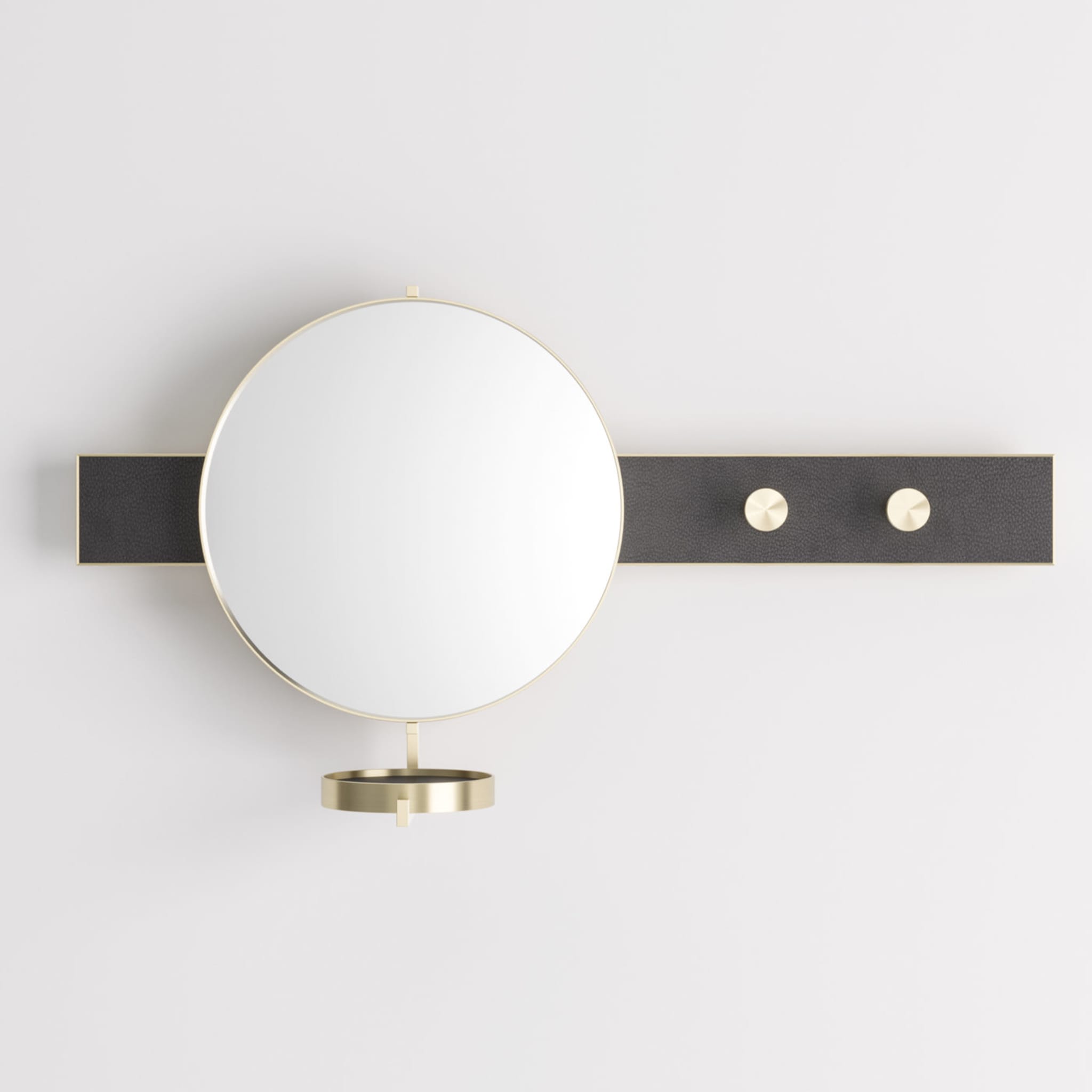 Jackie Wall Coat Hanger With Mirror - Alternative view 1
