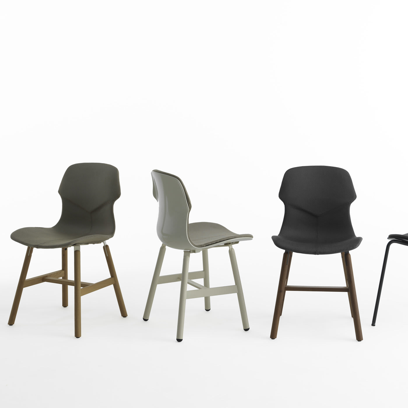 Stereo Set of 2 Gray Chairs by Luca Nichetto - Casamania