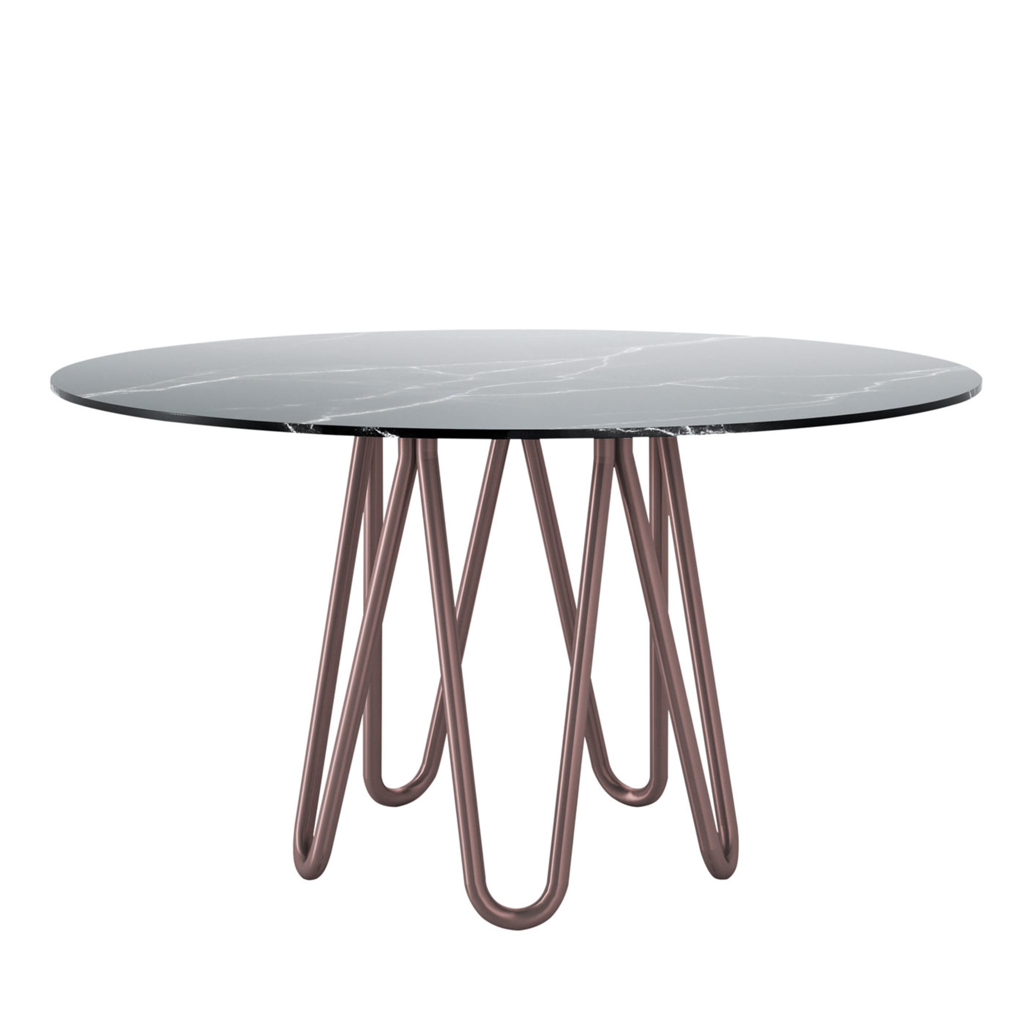 Meduse Dining Table with Marquinia Marble Top by GamFratesi - Main view