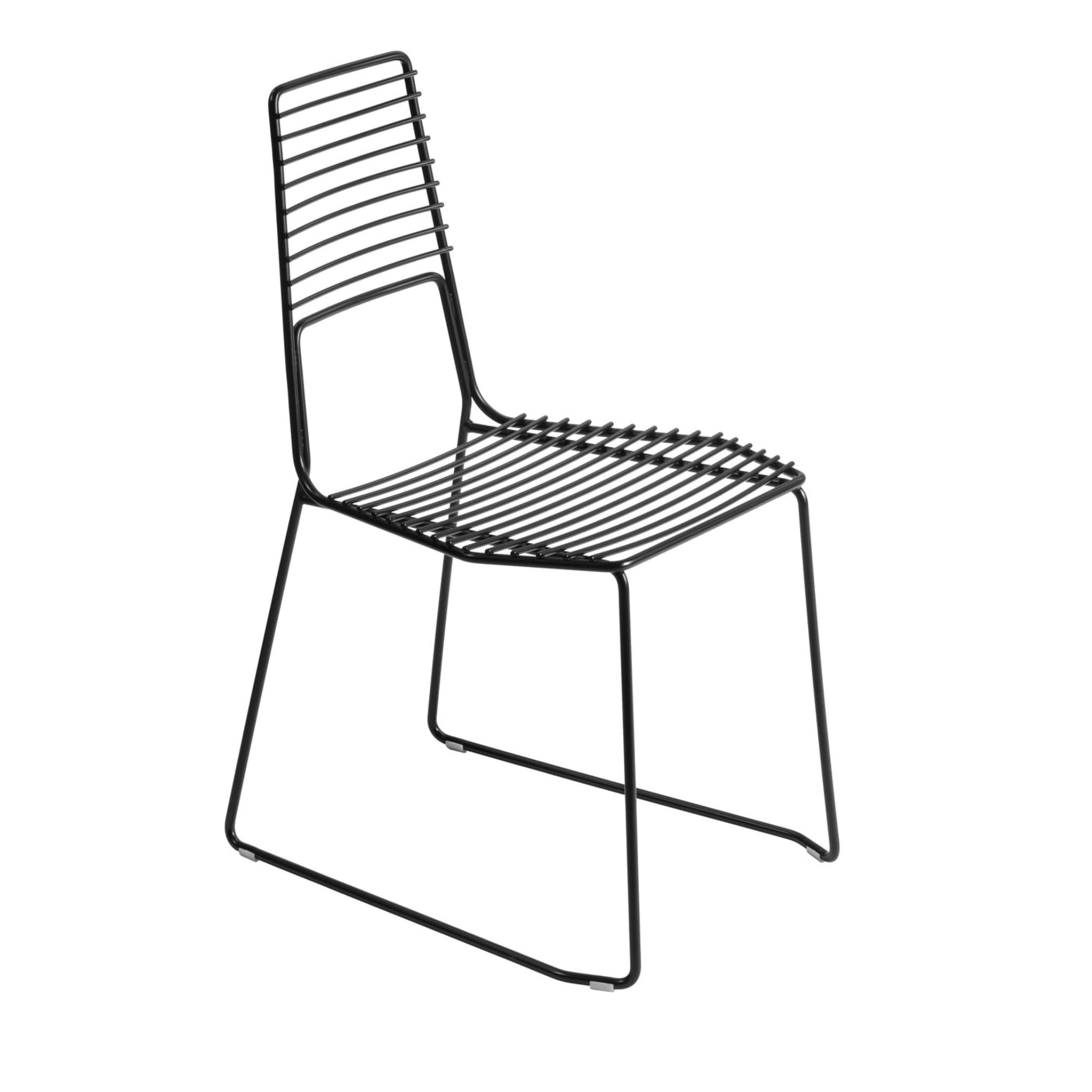 Alieno Set of 2 Black Chairs by GamFratesi - Main view