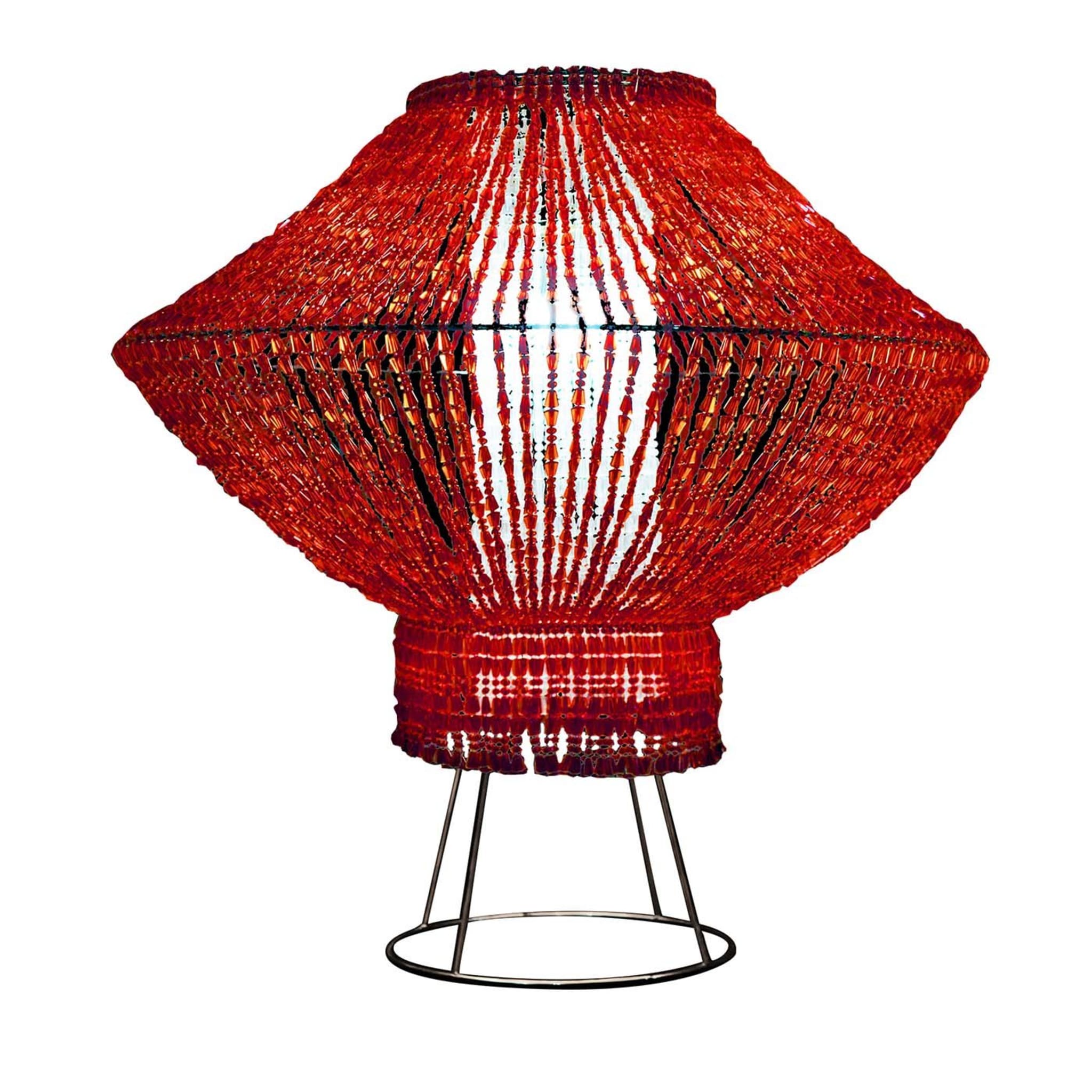 Perle Galactica Alpha Table Lamp in Red - Main view