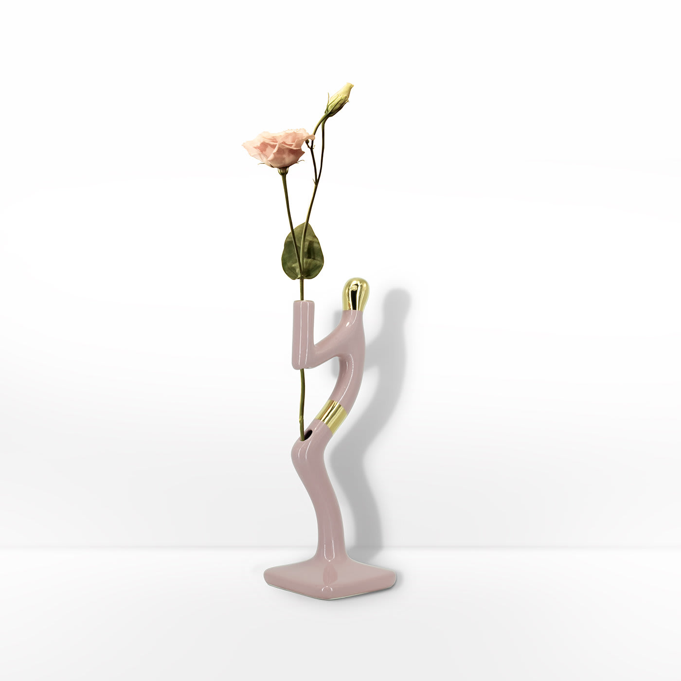 4U Pink and Gold Vase - Marco Rubini