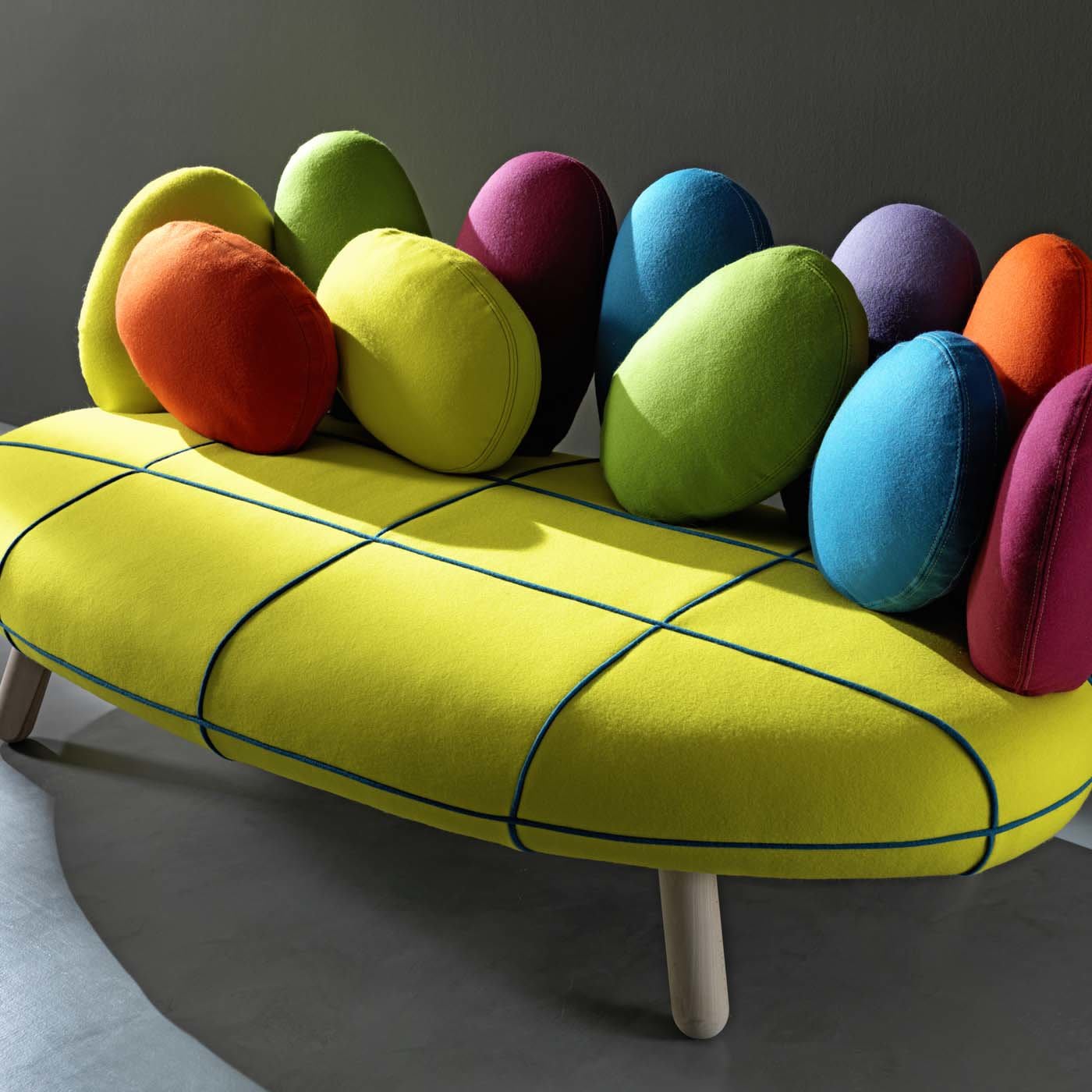 Jelly Sofa By Simone Micheli in yellow - Adrenalina