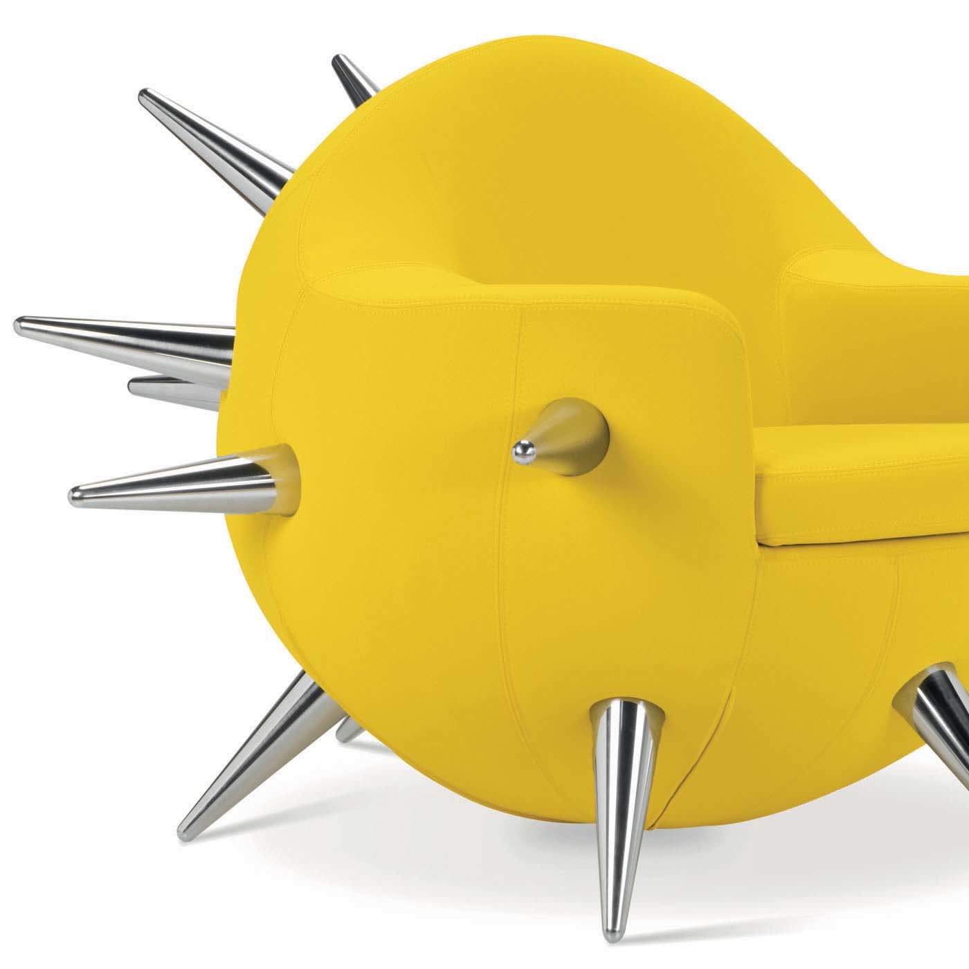 Bomb Yellow Armchair by Simone Micheli - Adrenalina