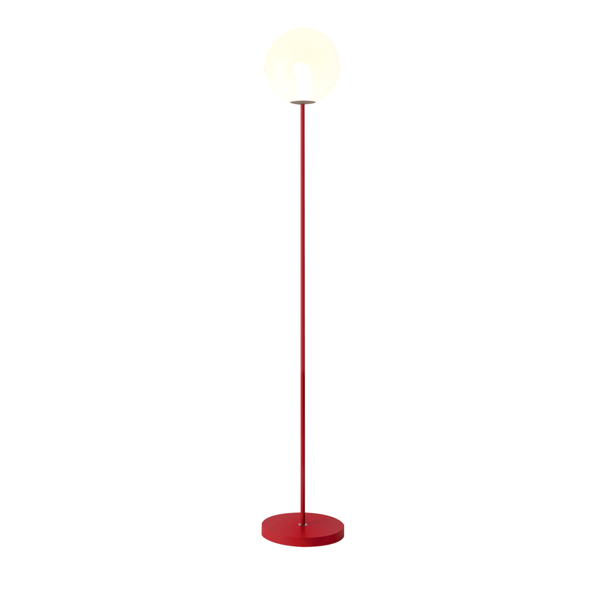 Lampadaire rouge Grace - Vue principale