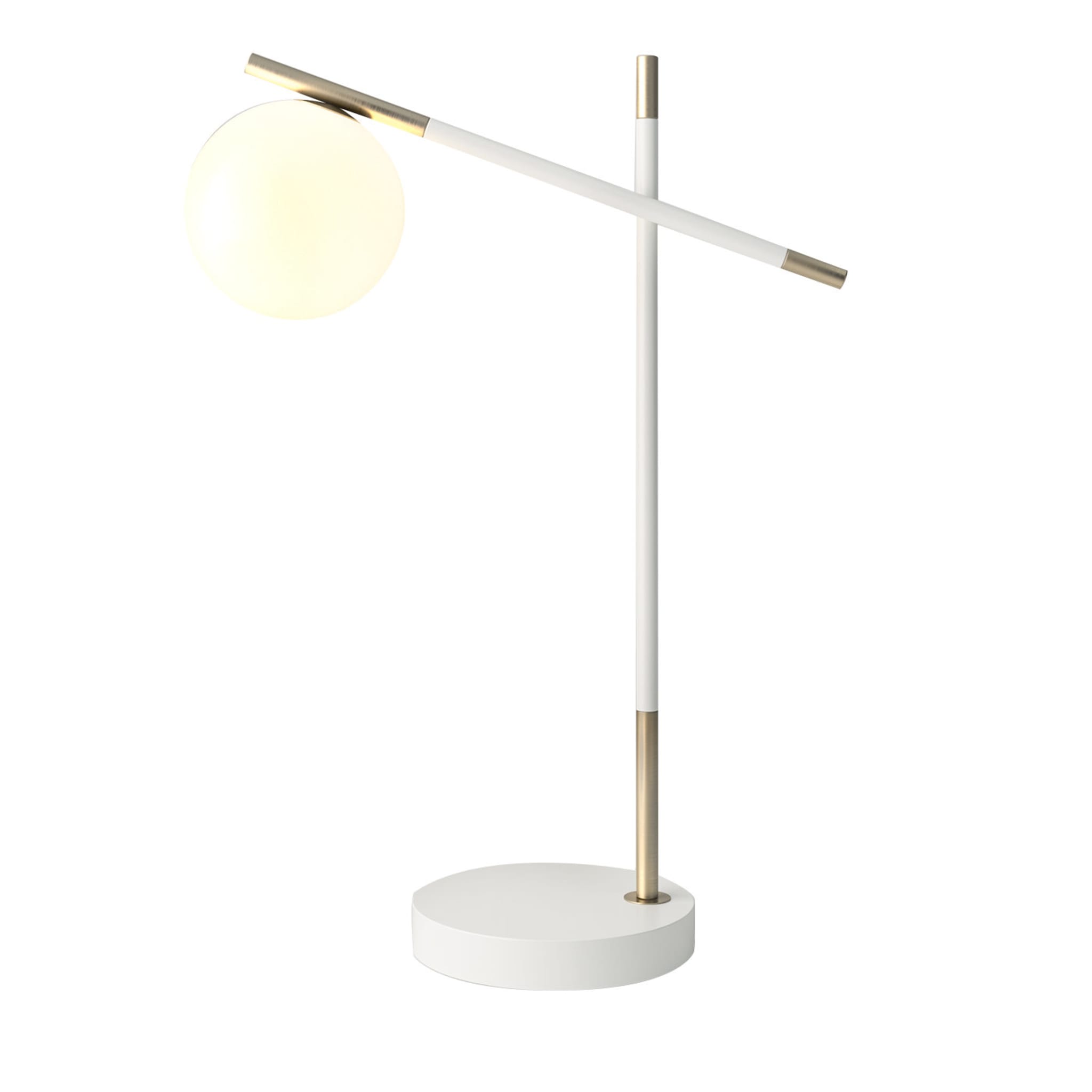 Grace 2-Arm White Table Lamp - Main view