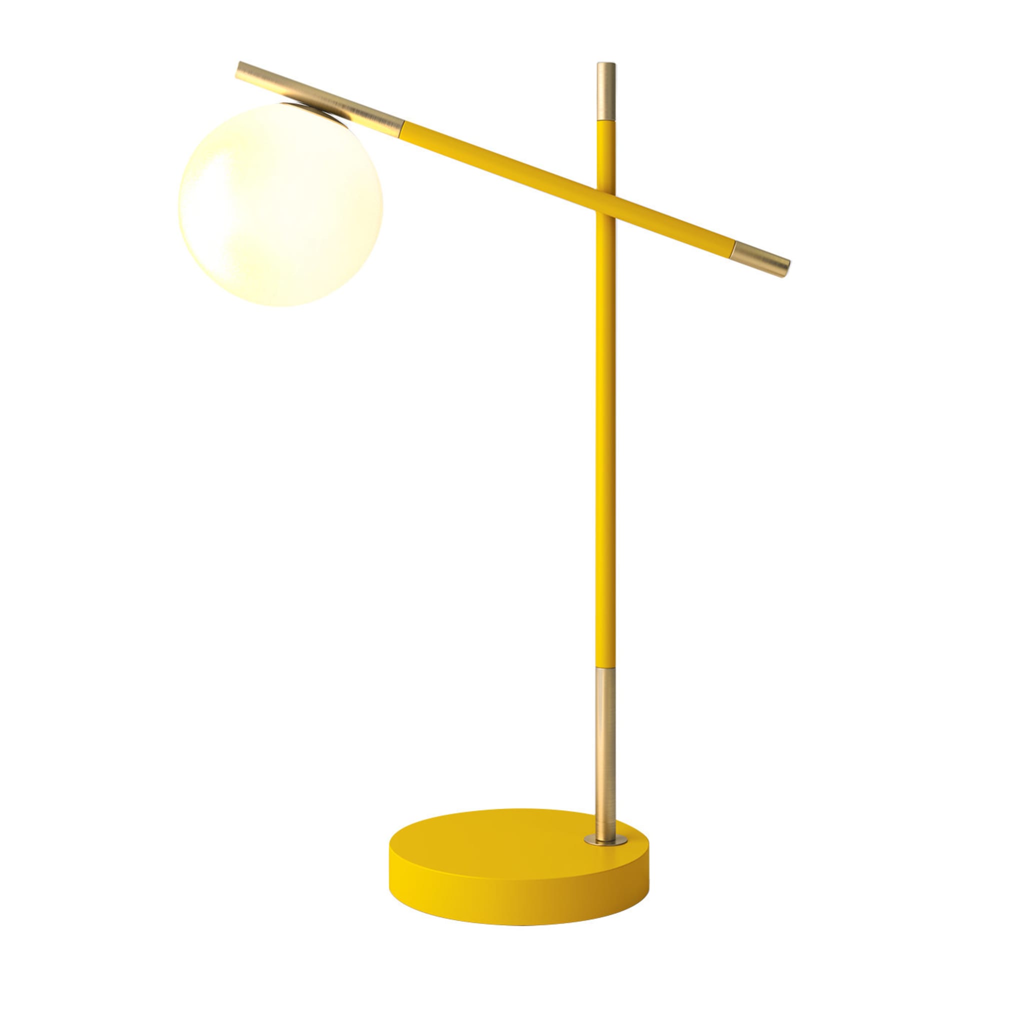 Lampe de table jaune à 2 bras Grace - Vue principale
