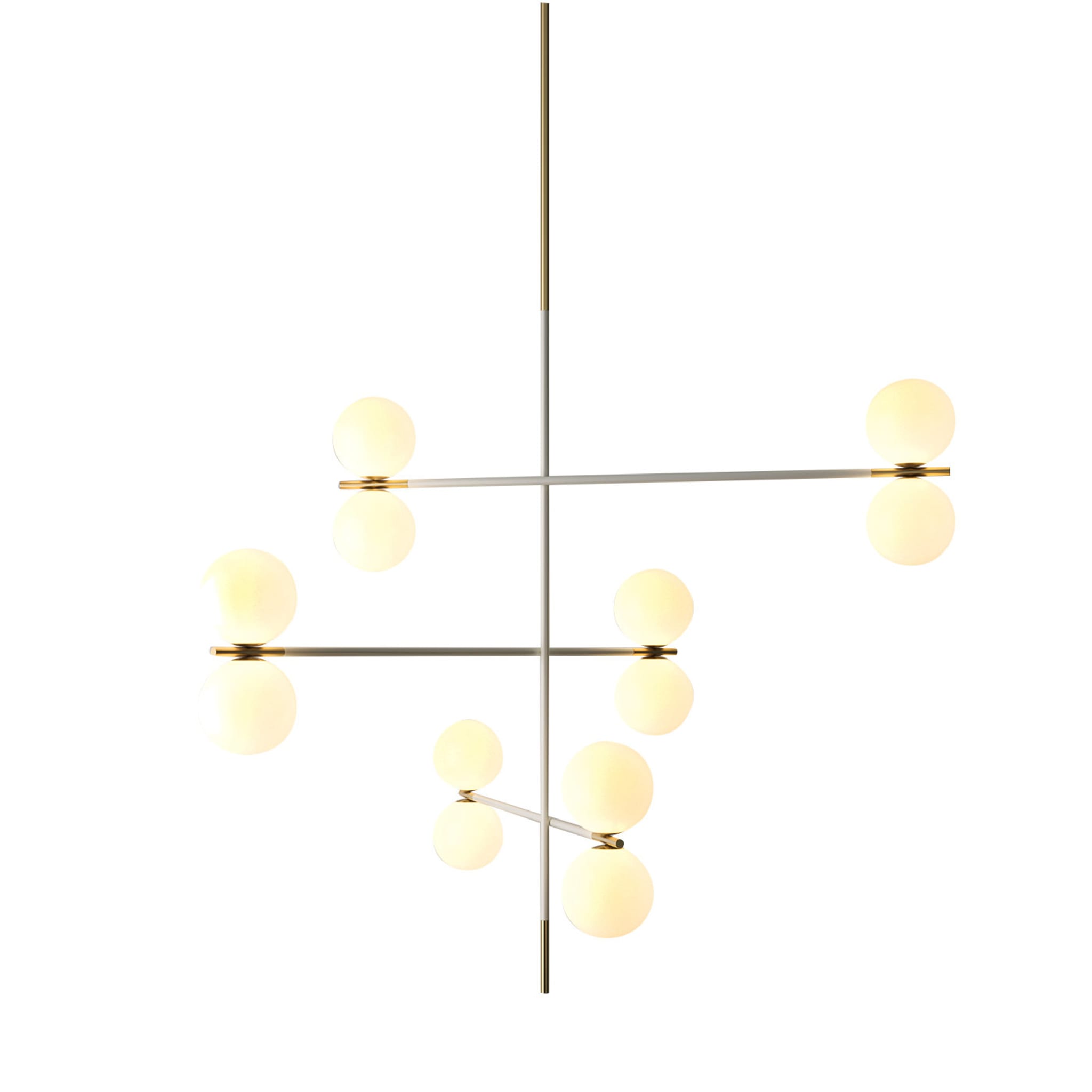 Grace White Chandelier - Main view