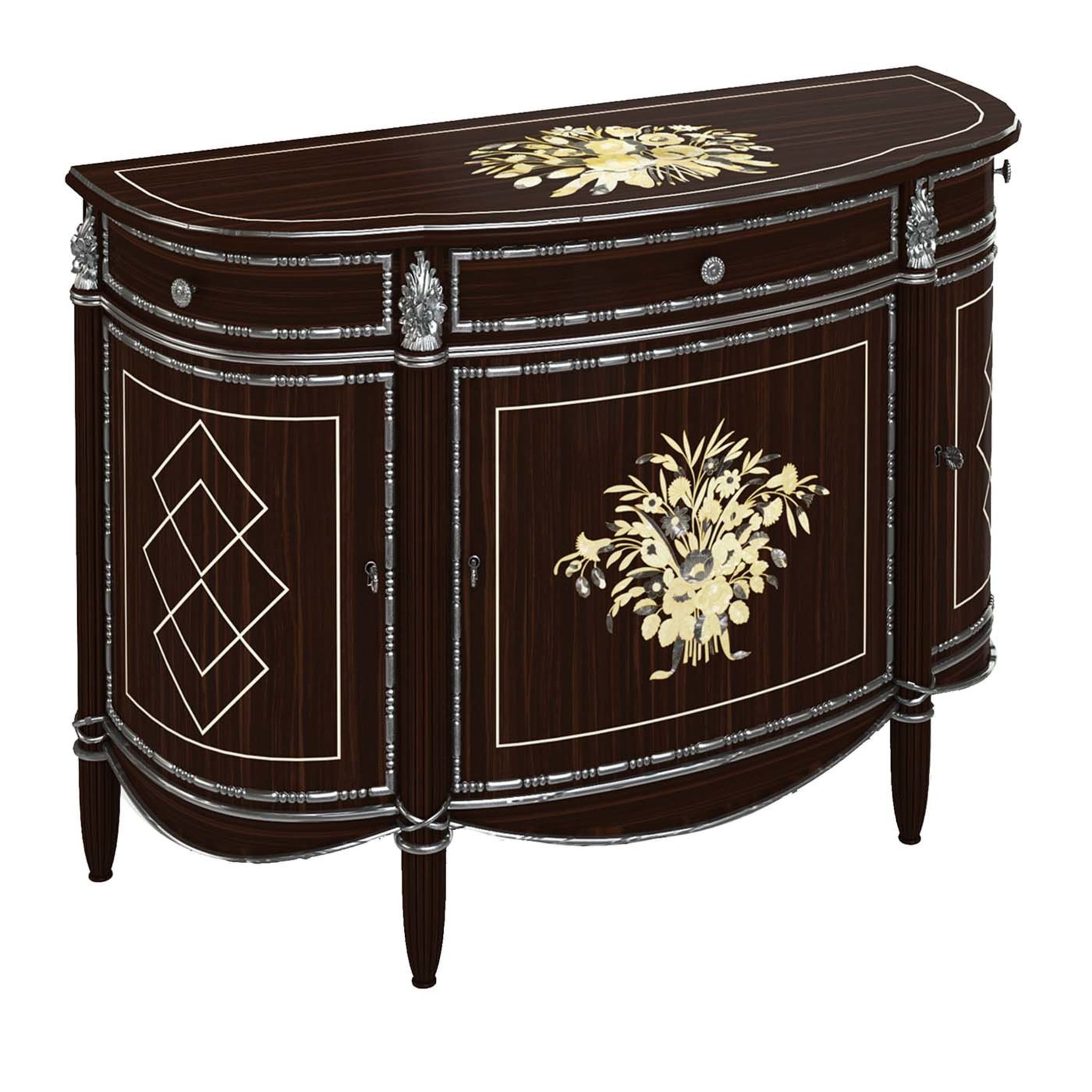 Sideboard in Ebony Wood and Mother-of-pearl - Main view