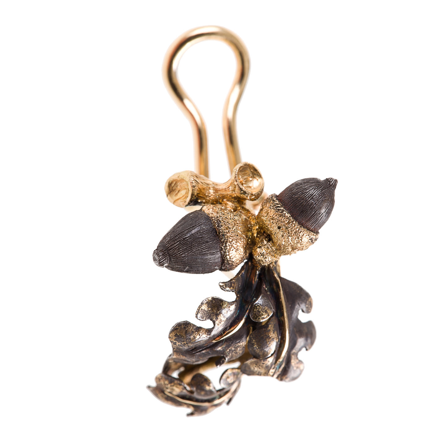 Natura Gold and Iron Earrings - Marco Baroni