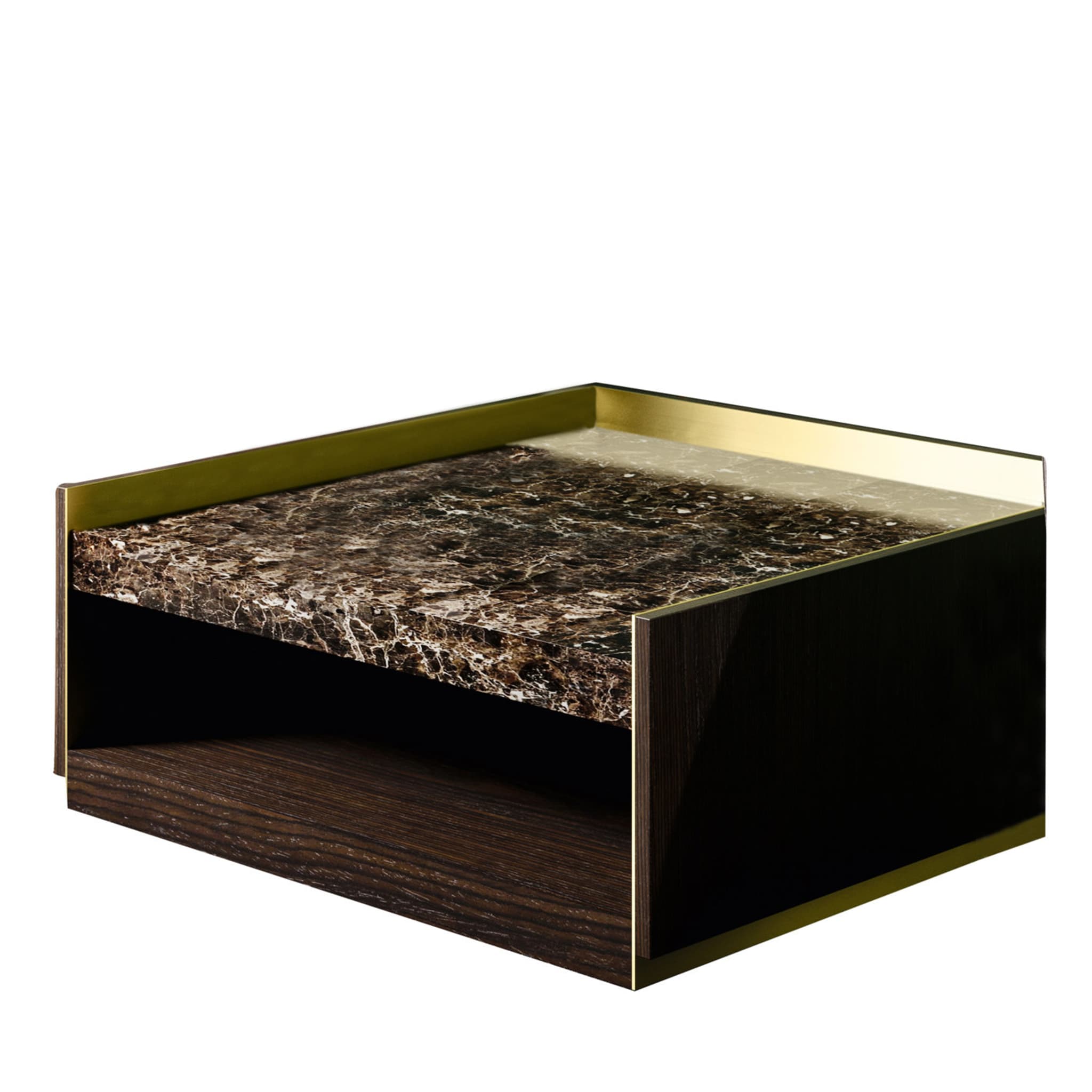 Block 2.0 Coffee Table with Emperador Marble Top - Main view