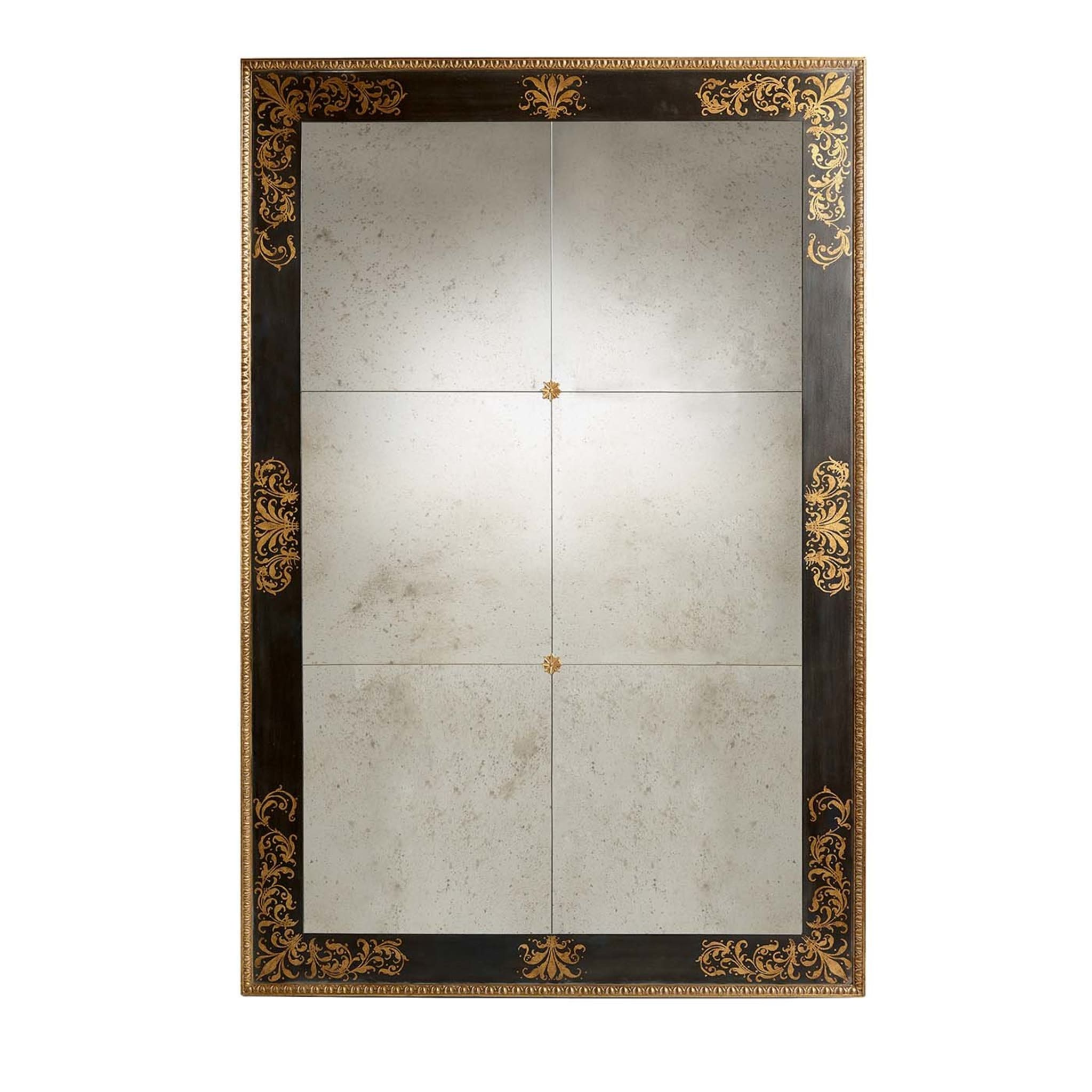 Wall Mirror with Black and Gold Frame - Main view