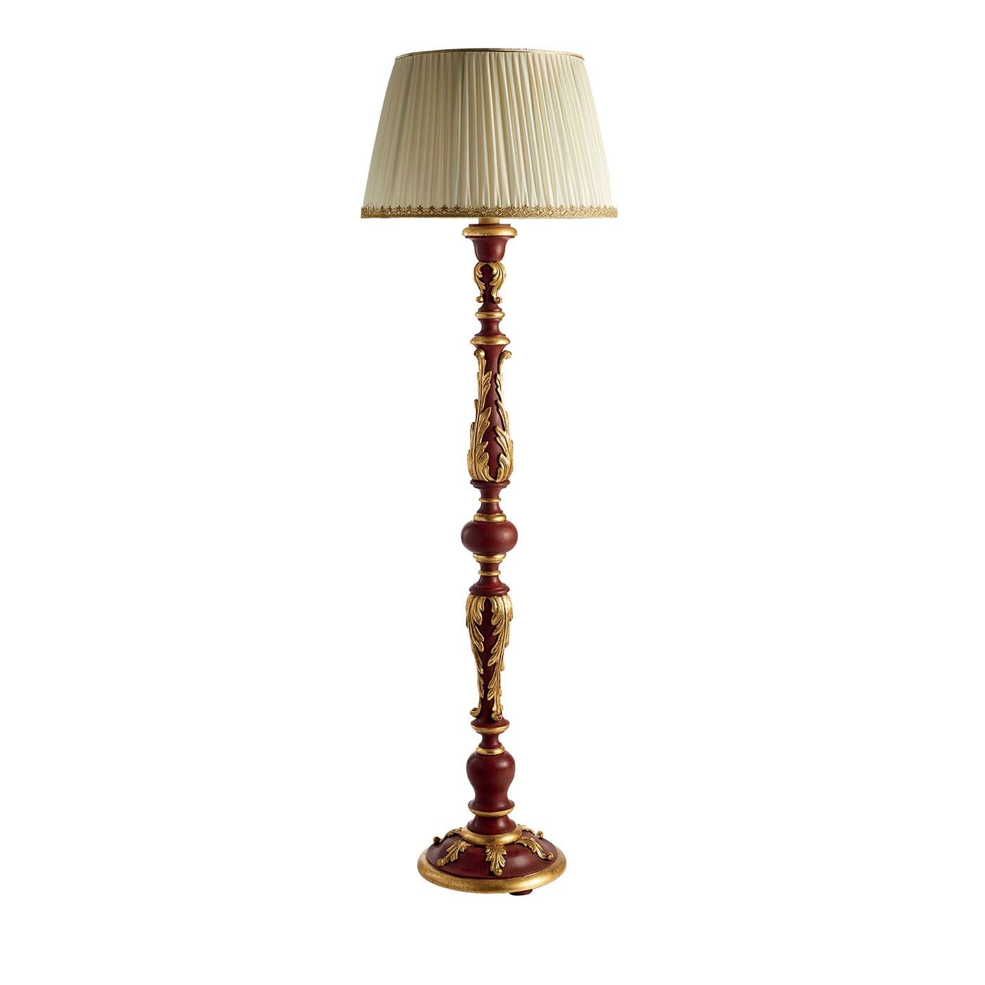 Floor Lamp in Lime Wood - La Casa Grifoni