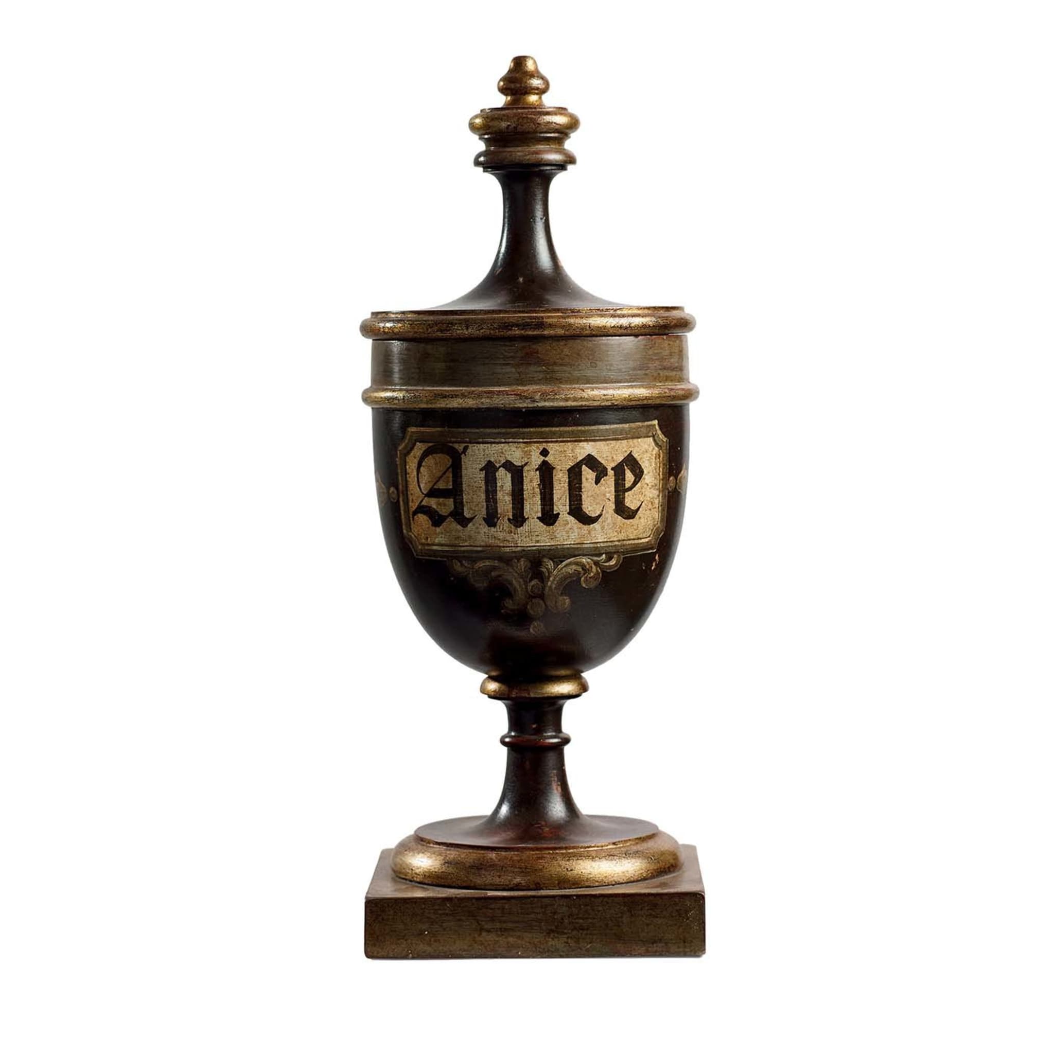 Anice Dekorative Vase aus Lindenholz - Hauptansicht