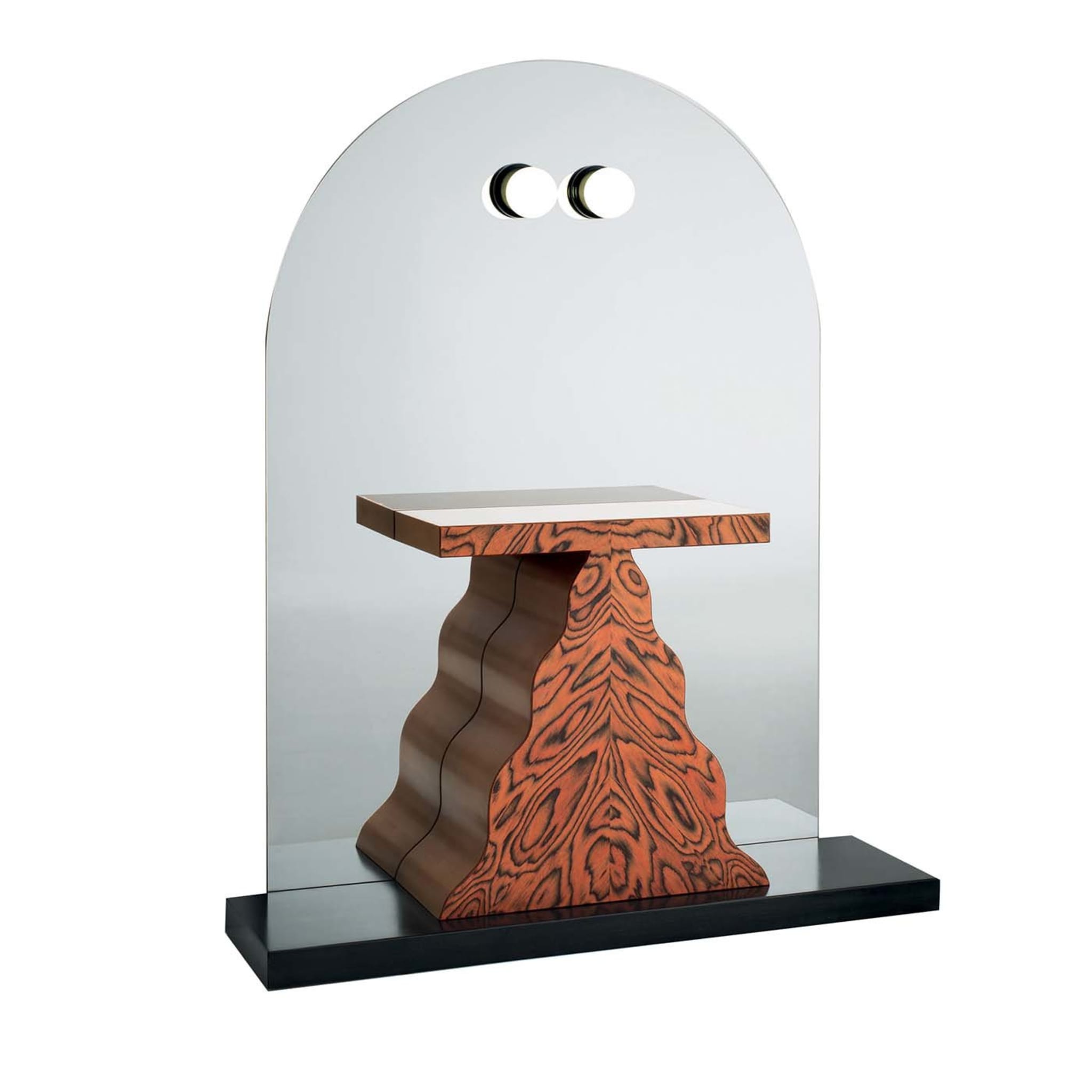 Sybilla Mirror with Console by Ettore Sottsass - Main view