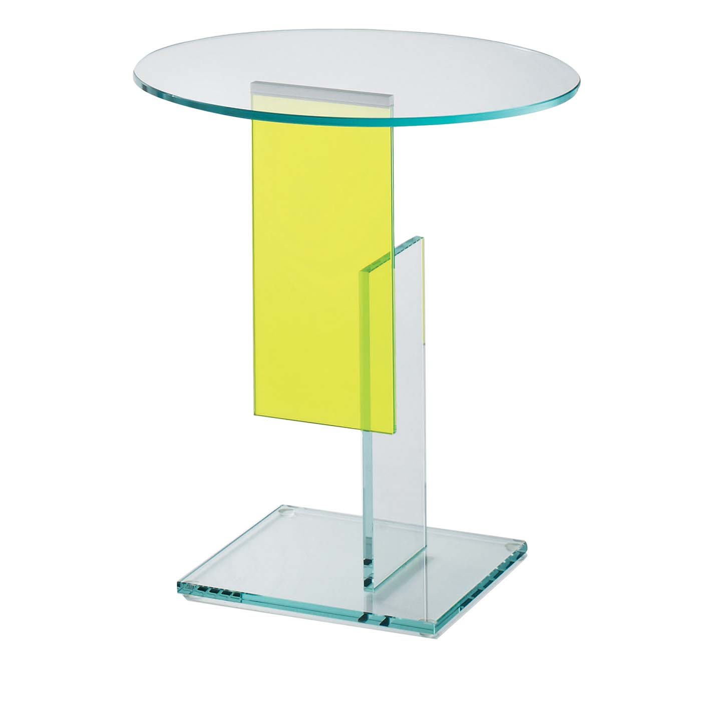 Don Gerrit Yellow Side Table by Jean-Marie Massaud - Glas Italia