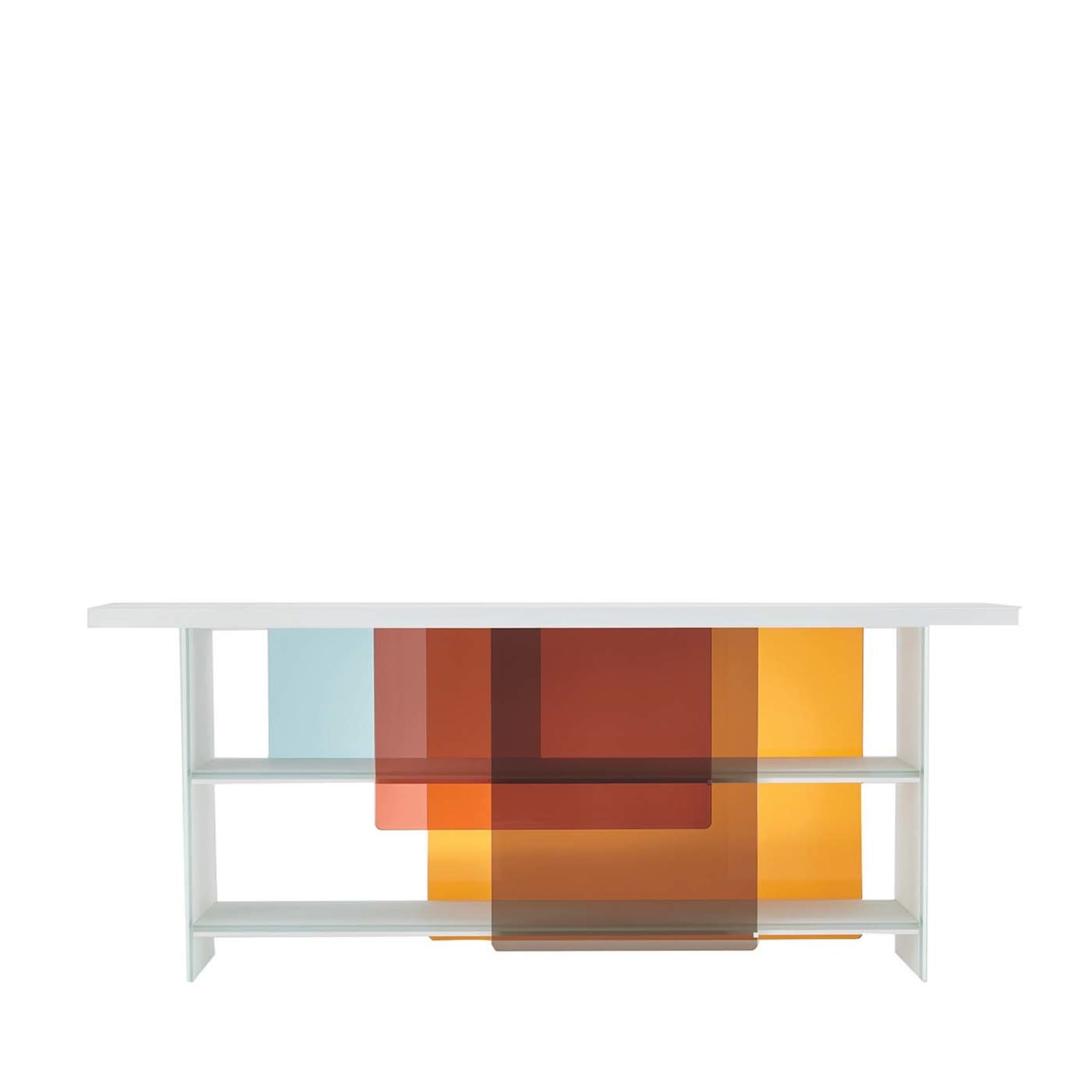 Layers Orange Bookshelf  by Nendo - Main view