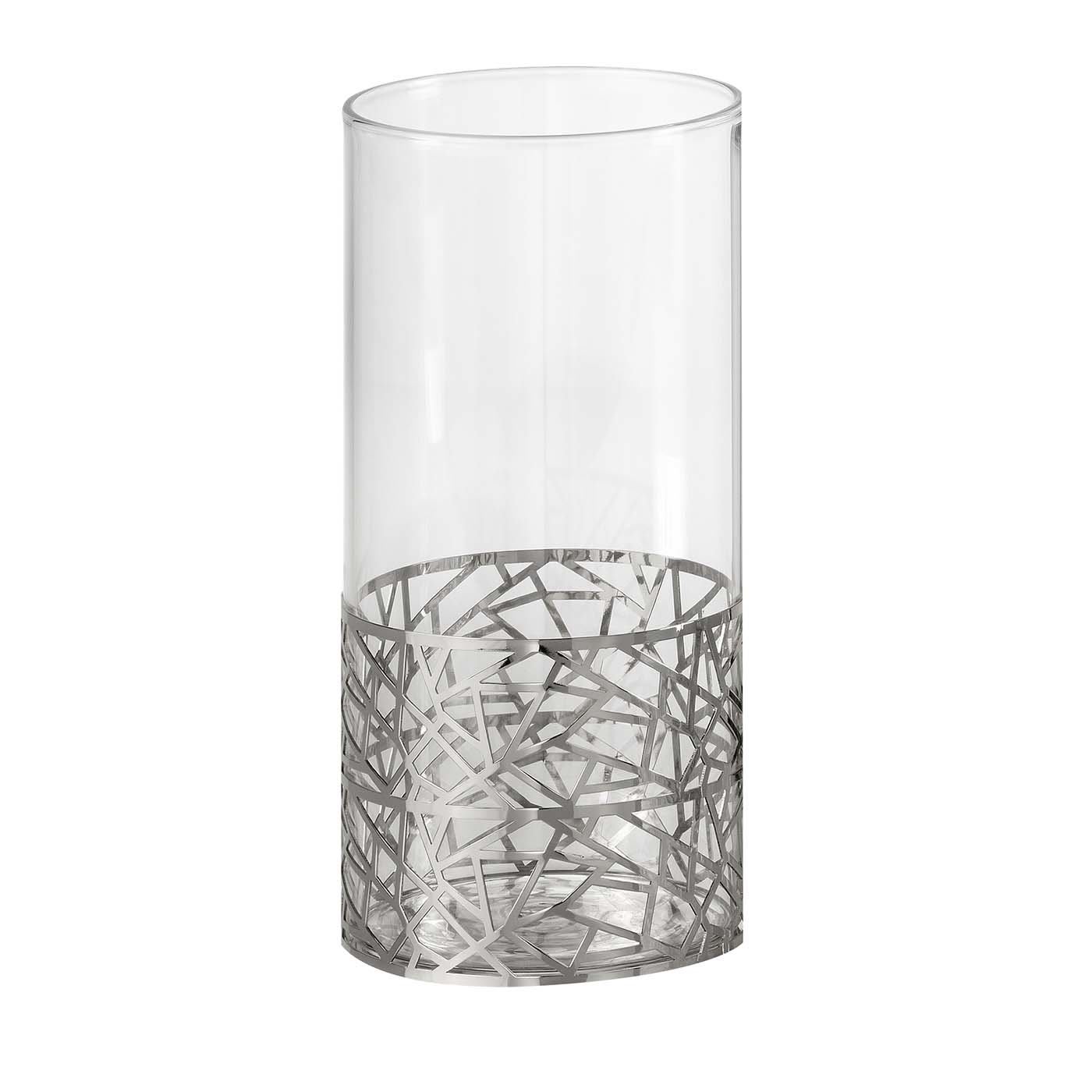 New York Chromed Vase - Villari Home Couture